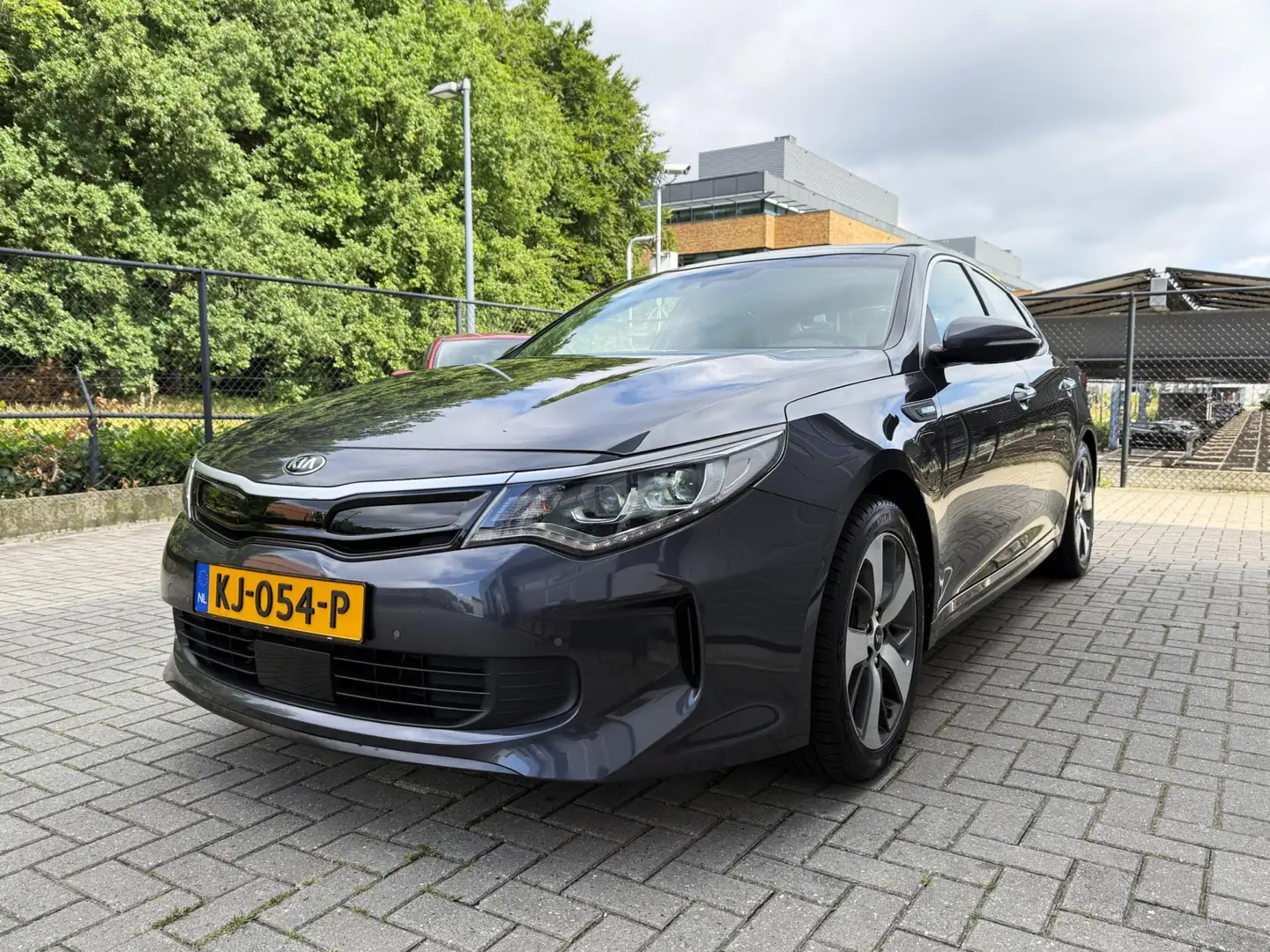 Kia Optima 2.0 GDI PHEV Business ExecutiveLine Schuif-/Kantel Grijs - 2