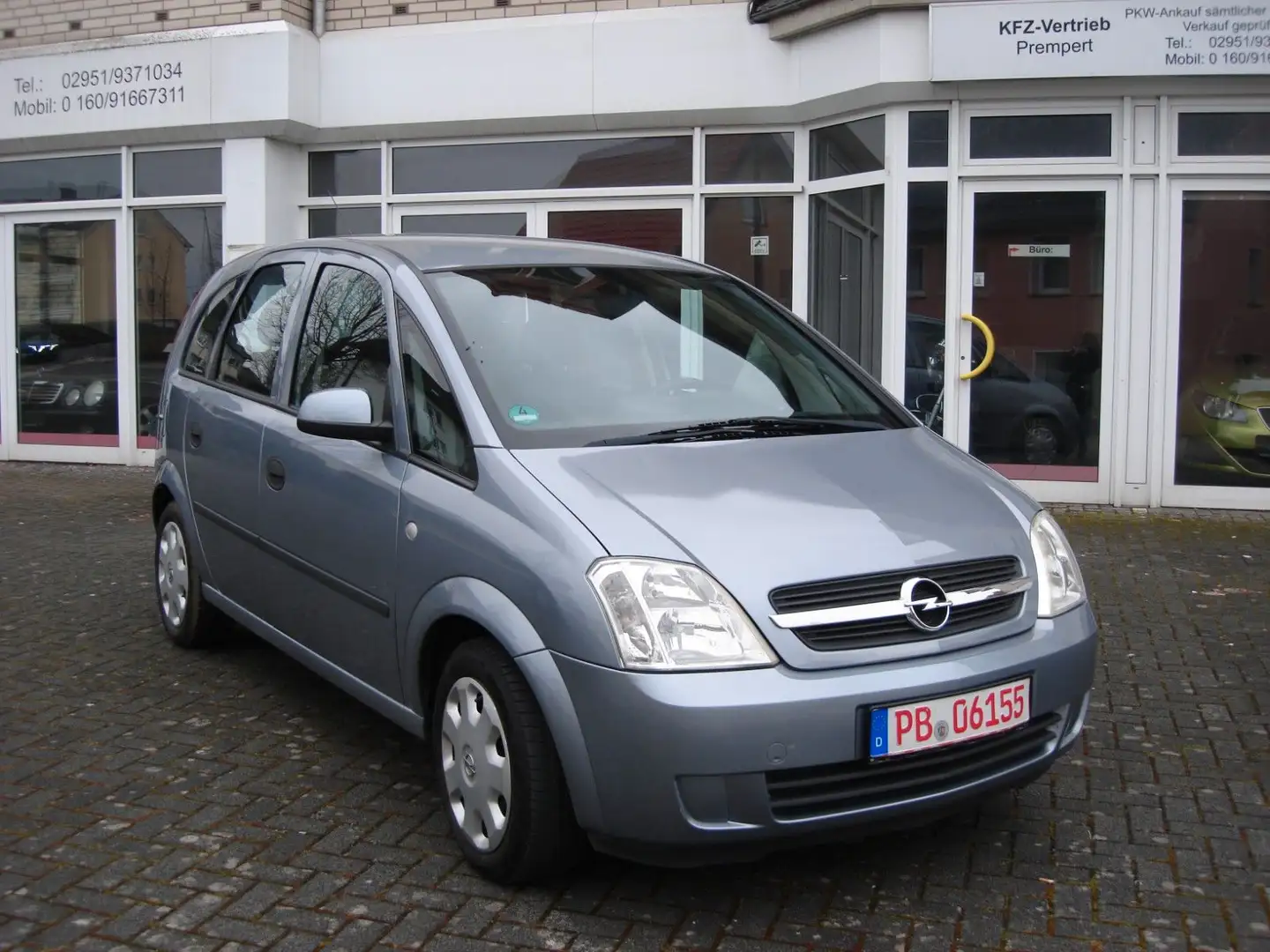 Opel Meriva Enjoy-1.6-Klima-AHK-el. Fensterheber- Argent - 2