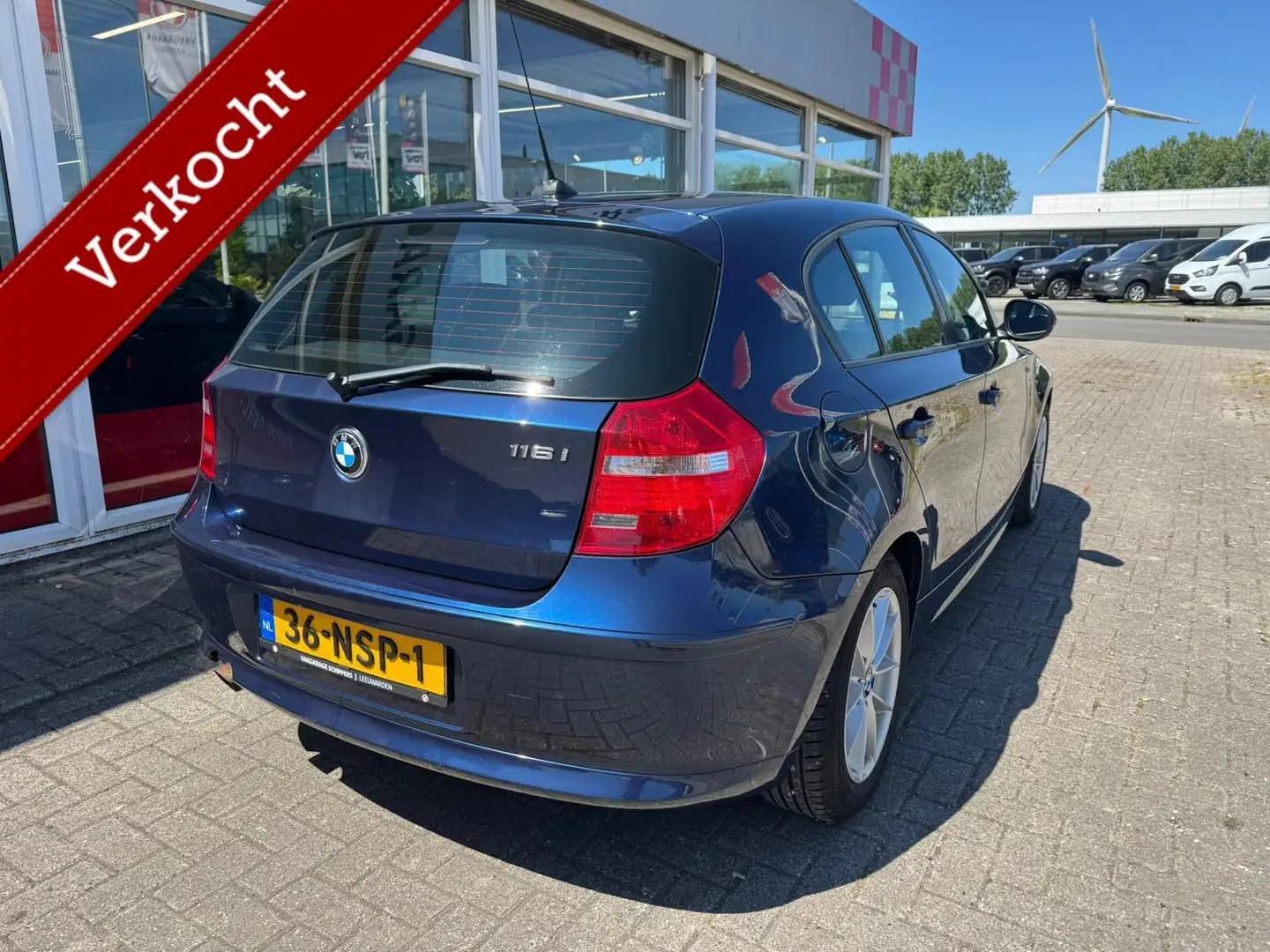 BMW 116 1-serie 116i EffDyn. Ed. Business Line Blauw - 2