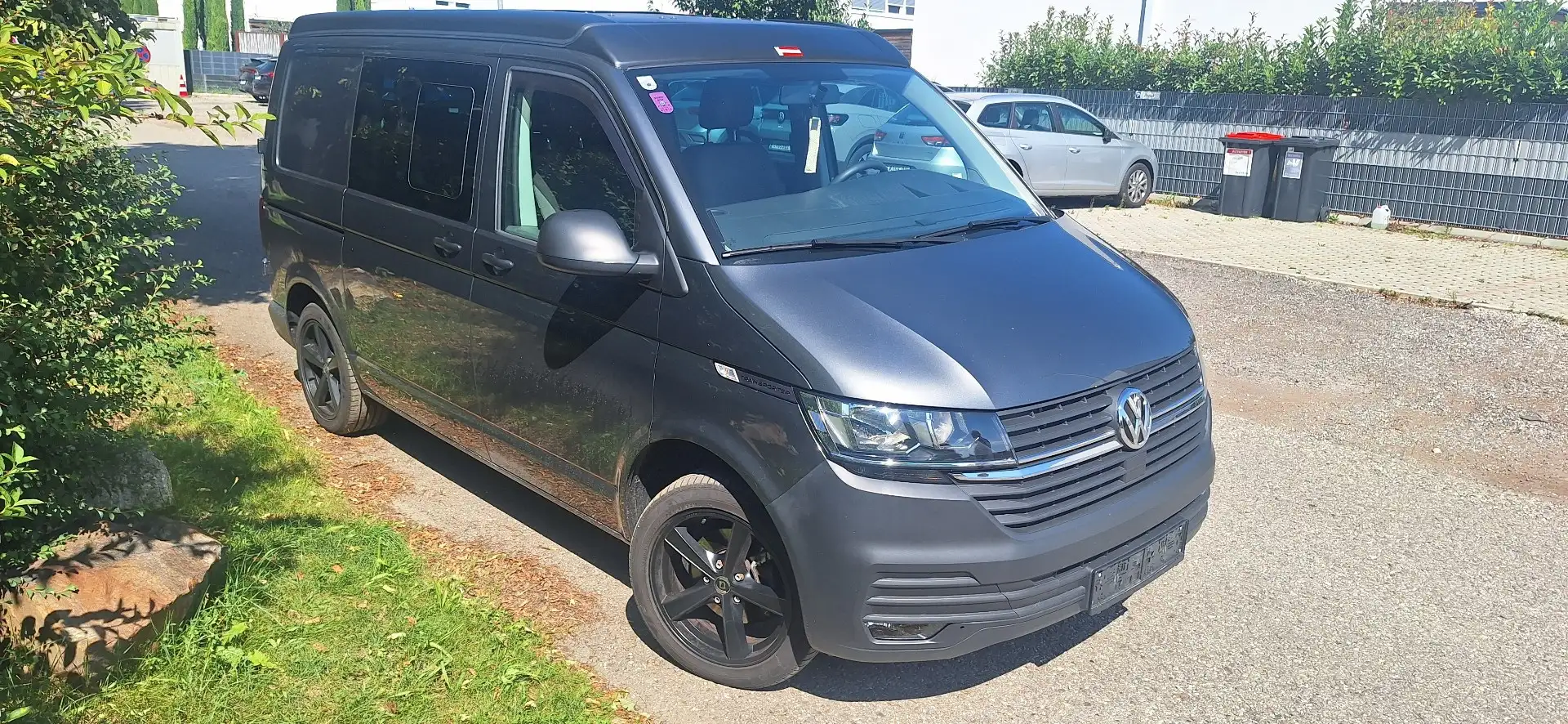Volkswagen T6.1 Transporter Kastenwagen KR 2,0 TDI 4Motion DSG *Aufstelldach* Grau - 2