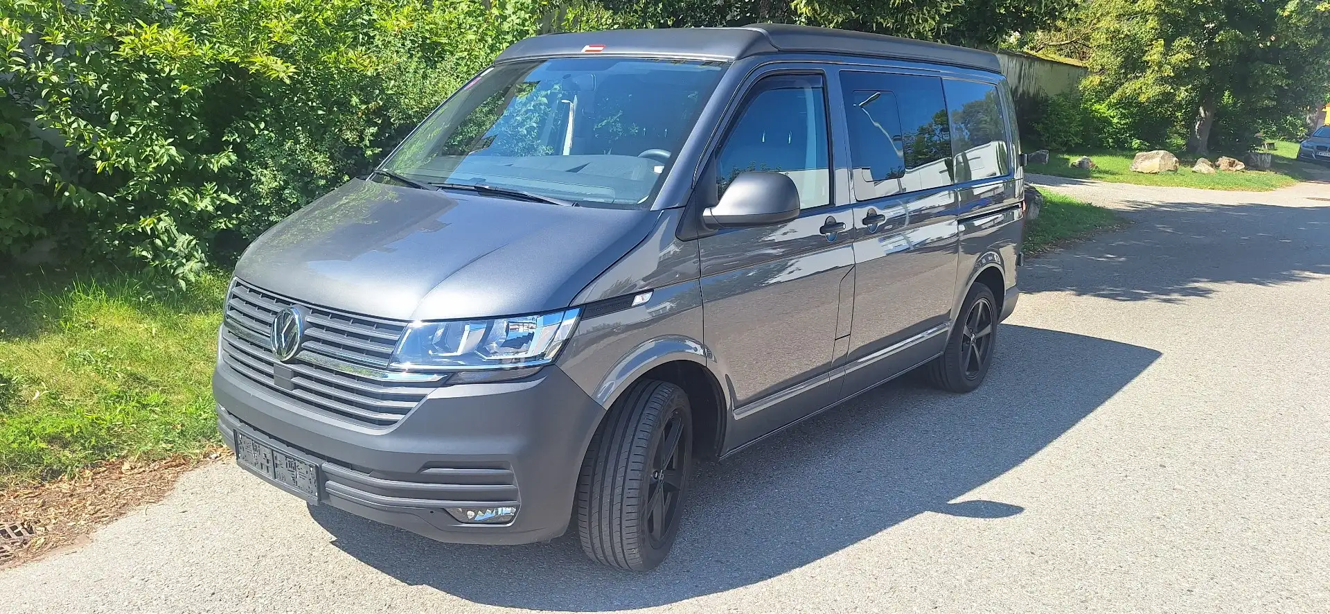 Volkswagen T6.1 Transporter Kastenwagen KR 2,0 TDI 4Motion DSG *Aufstelldach* Grau - 1