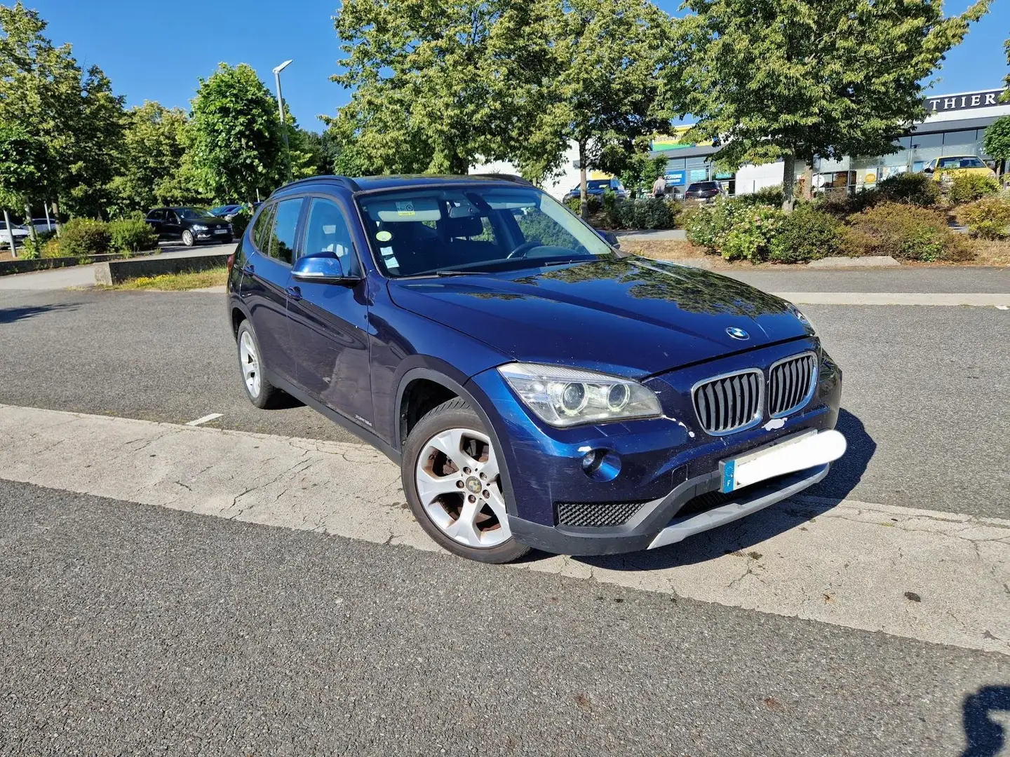 BMW X1 X1 xDrive 18d 143 ch Lounge Plus A Bleu - 1