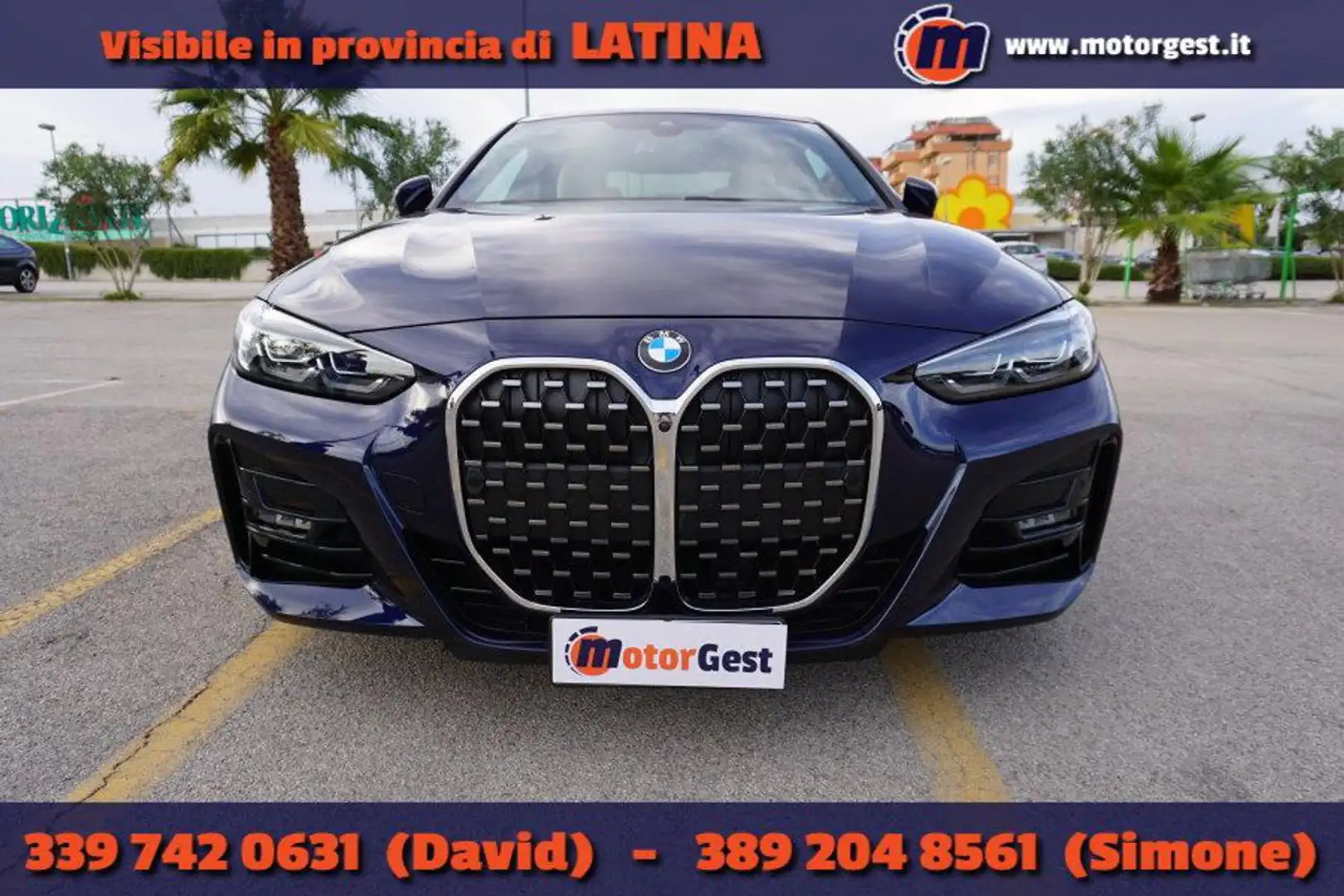 BMW 420 d 48V xDrive Coupé Msport Blu/Azzurro - 2