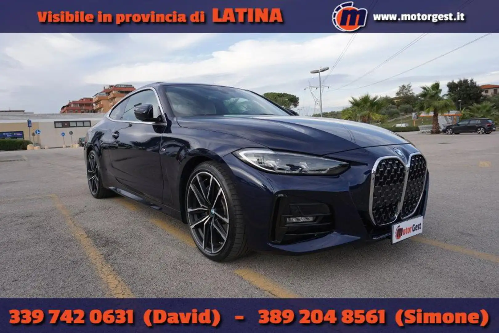 BMW 420 d 48V xDrive Coupé Msport Blu/Azzurro - 1
