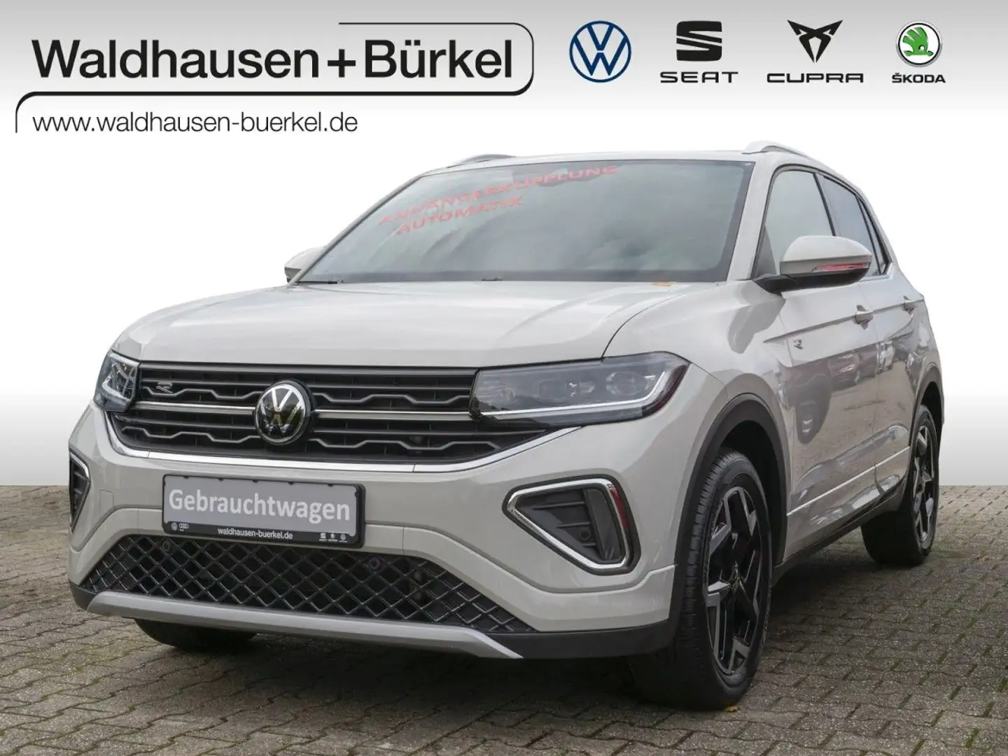 Volkswagen T-Cross R-Line 1,0 TSI DSG+AHK+Kamera Klima Grau - 1
