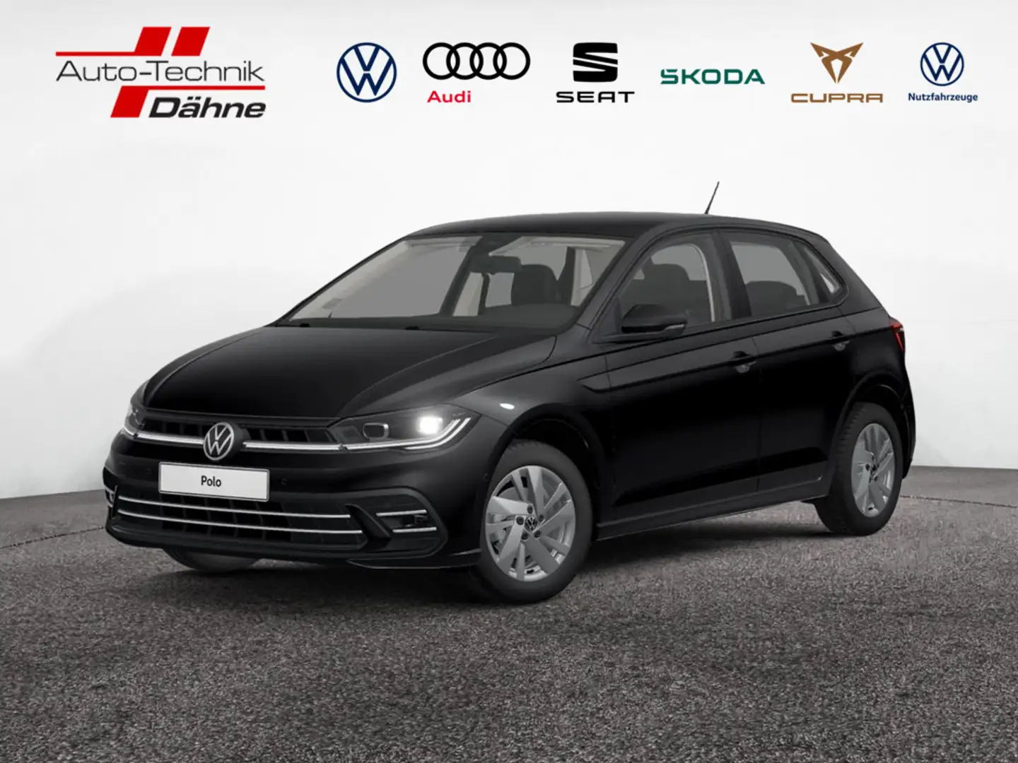 Volkswagen Polo 1.0 TSI DSG Style PDC SHZ ACC MATRIX-LED Schwarz - 1