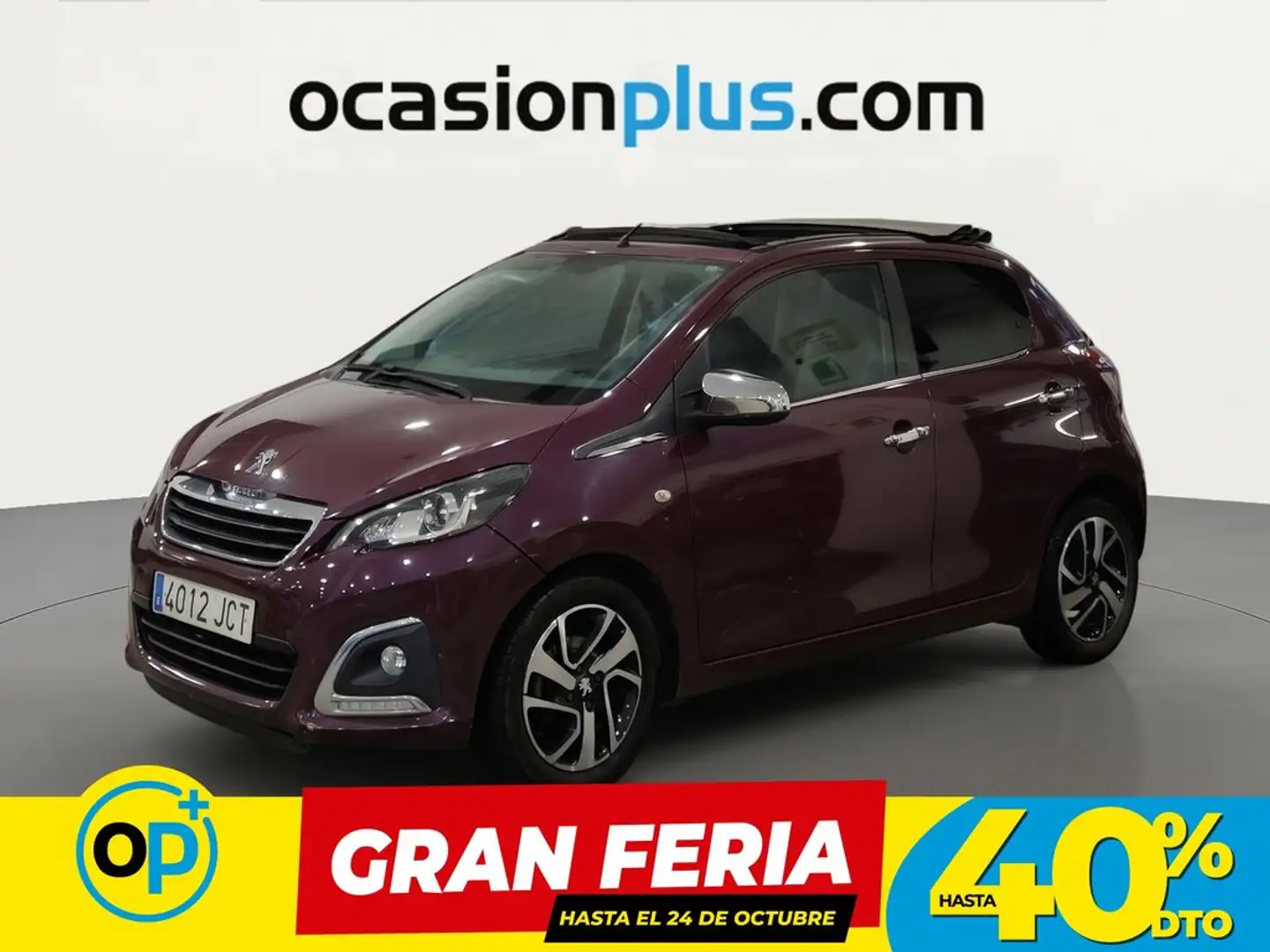 Peugeot 108 Top! 1.2 PureTech Allure Burdeos - 1