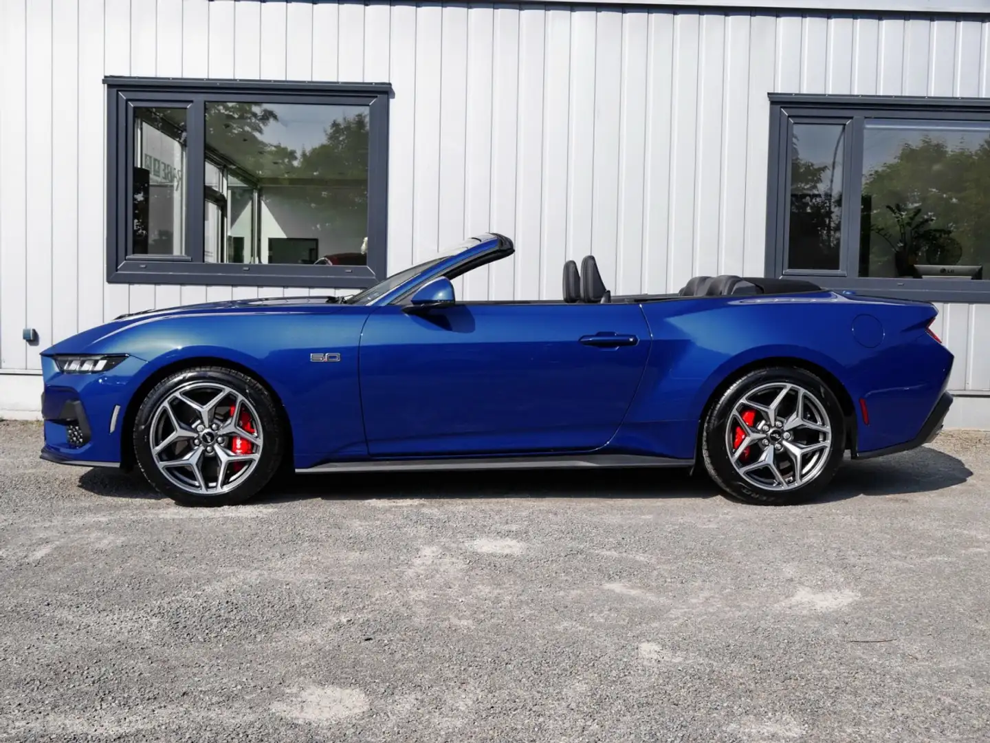 Ford Mustang GT V8 Cabrio Bremssättel rot lackiert Klima Navi Albastru - 2