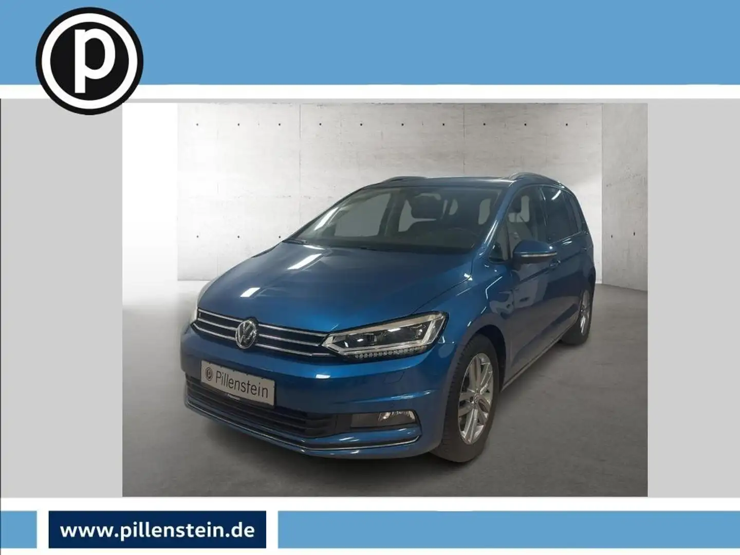 Volkswagen Touran SOUND 1.4 TSI DSG 7-SITZE AHK PANO LED Blau - 1