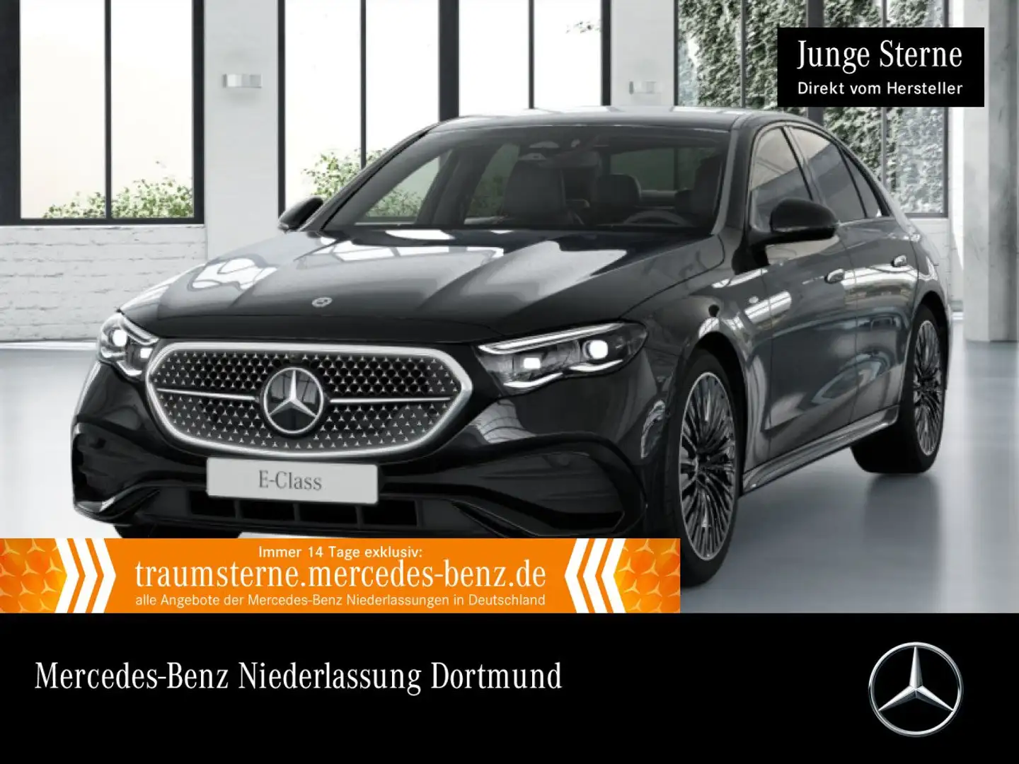 Mercedes-Benz E 300 de Hybrid AMG 360° Burmester Distr. Night 9G Schwarz - 1