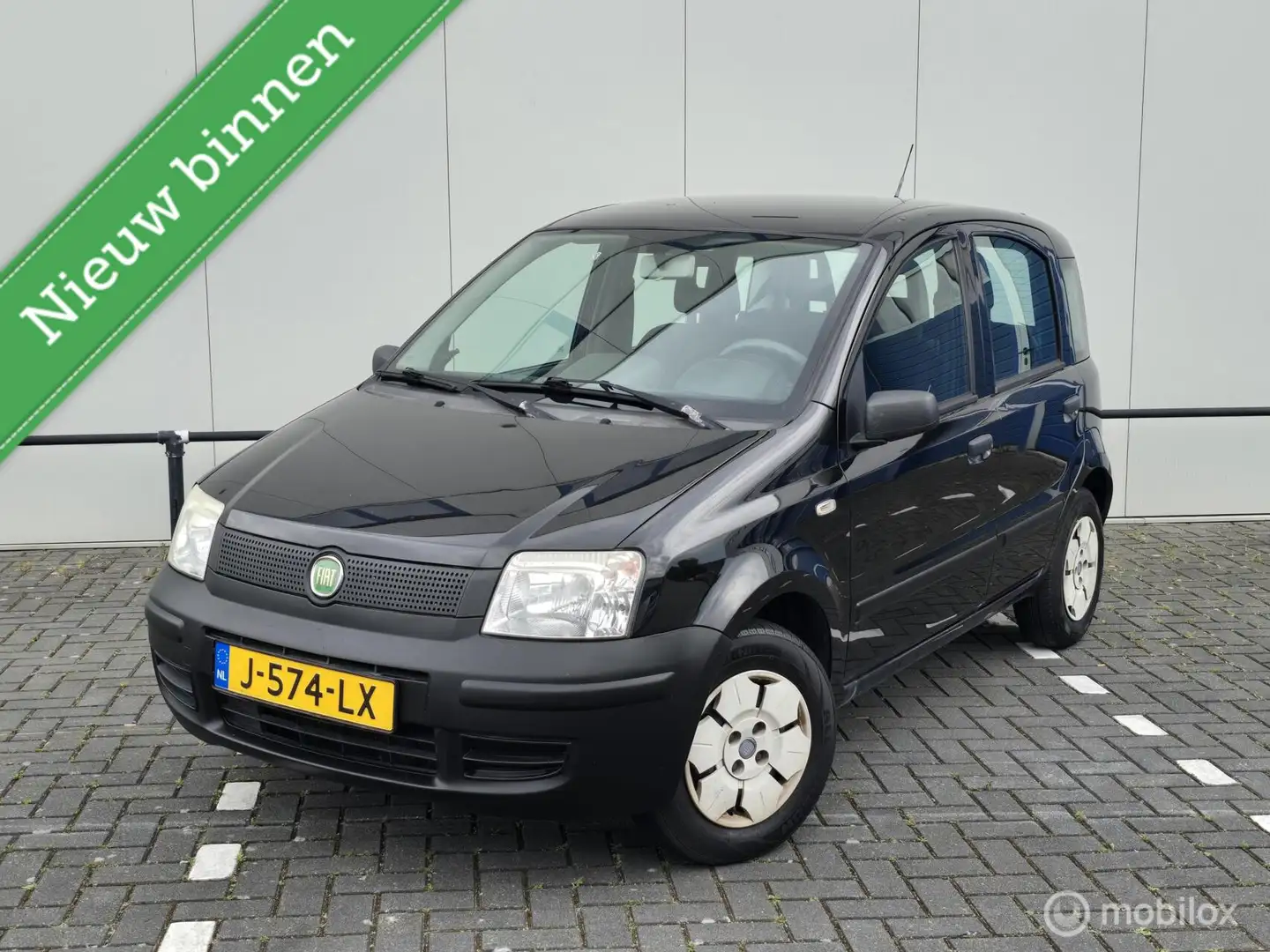 Fiat Panda 1.1 Actual|stuurbekrachtiging|Nieuwe distributie Zwart - 1