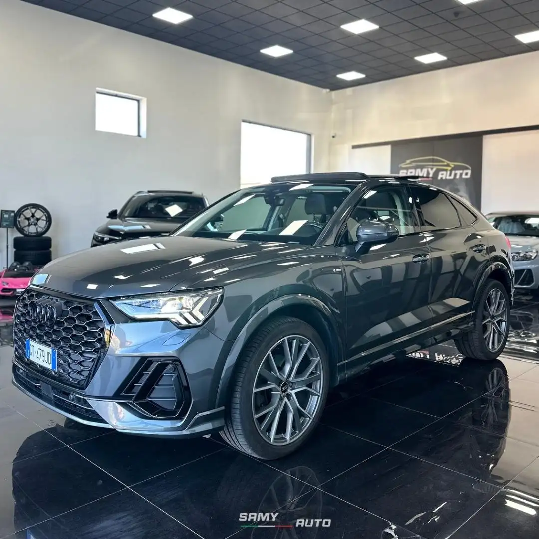 Audi Q3 Q3 I 2019 Sportback 35TDI S line quattro s-tronic Gris - 2