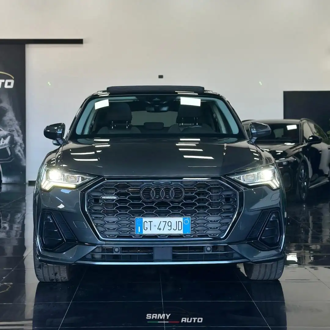Audi Q3 Q3 I 2019 Sportback 35TDI S line quattro s-tronic Gris - 1