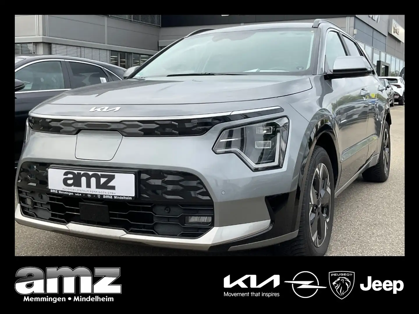 Kia Niro EV 64,8kWh Inspiration 3-Phasen-Lader+Leder Grau - 1