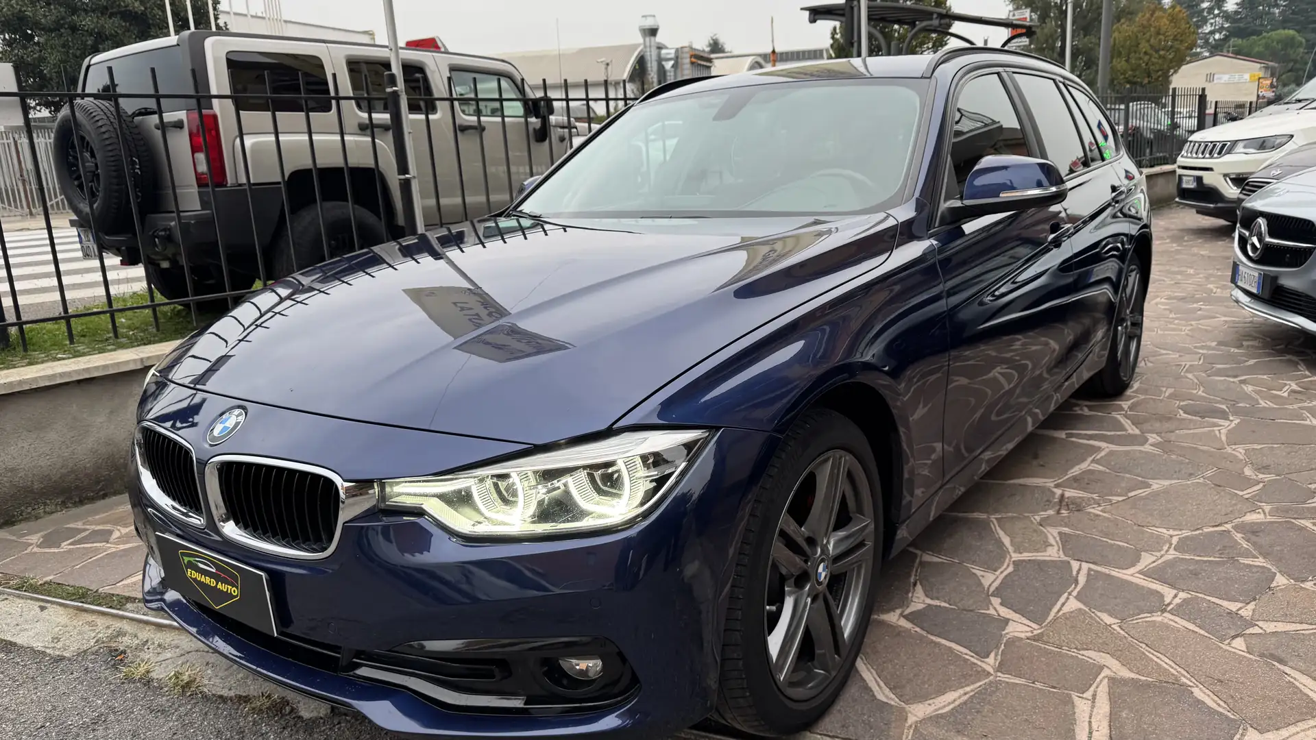 BMW 320 320d Touring xdrive Msport auto 190CV Bleu - 2