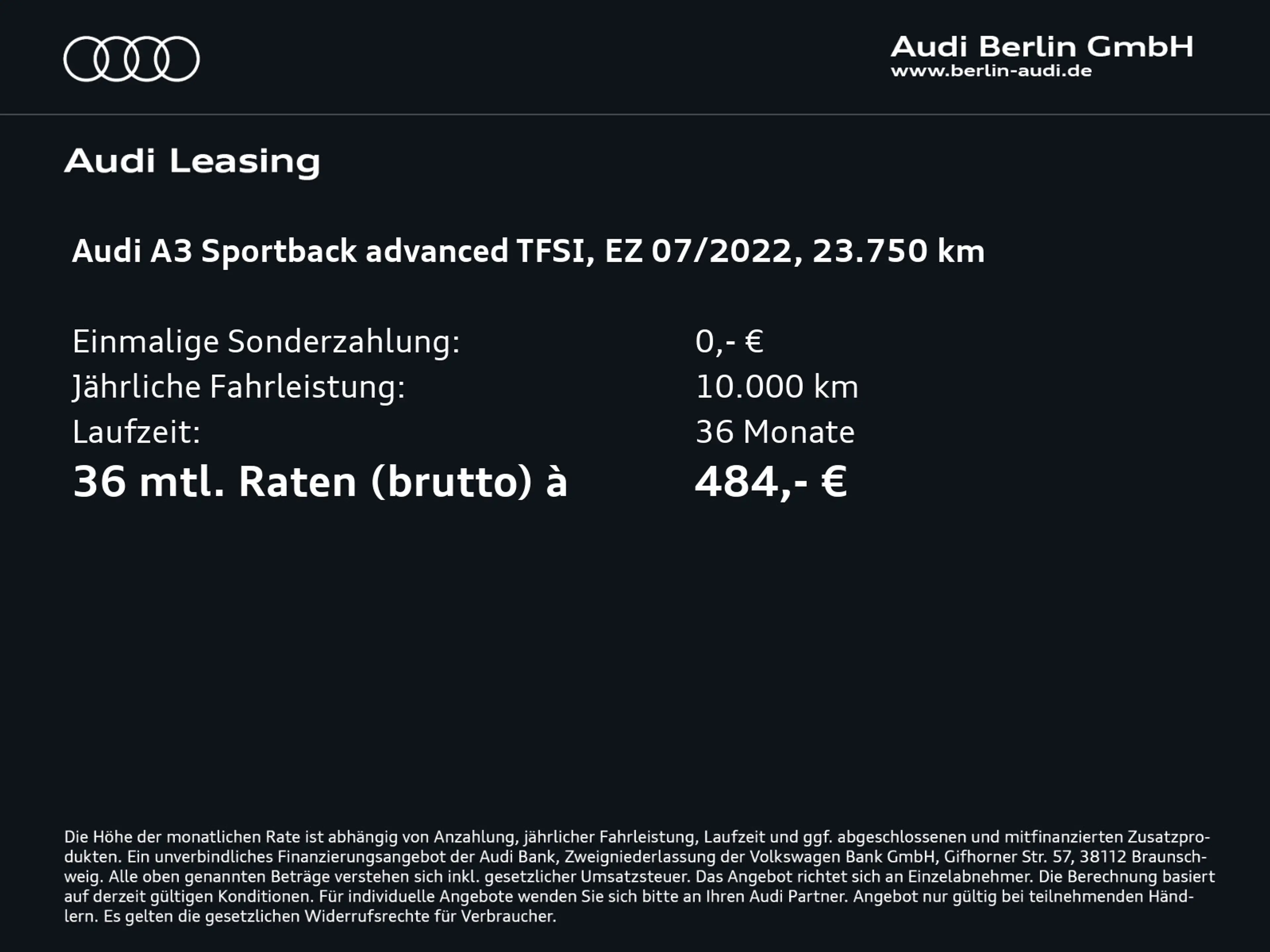 Audi A3 Advanced 35 TFSI S tr. LED NAVI RFK — photo 4