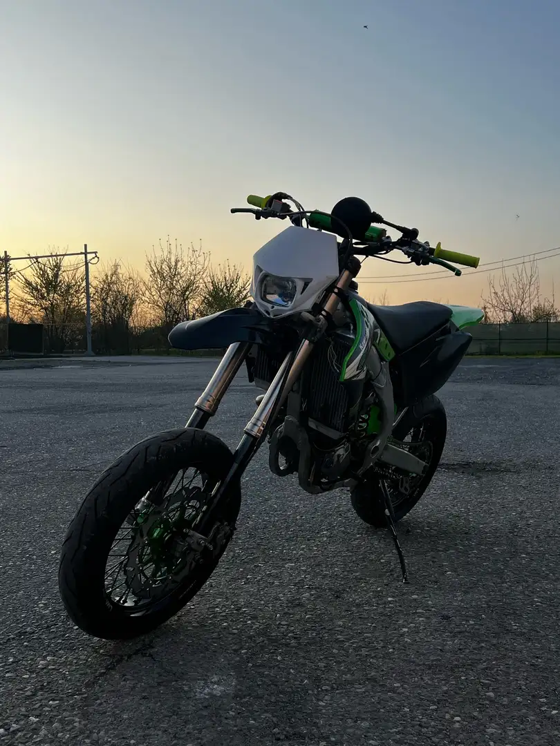 Kawasaki KX 450 F Motard Verde - 1
