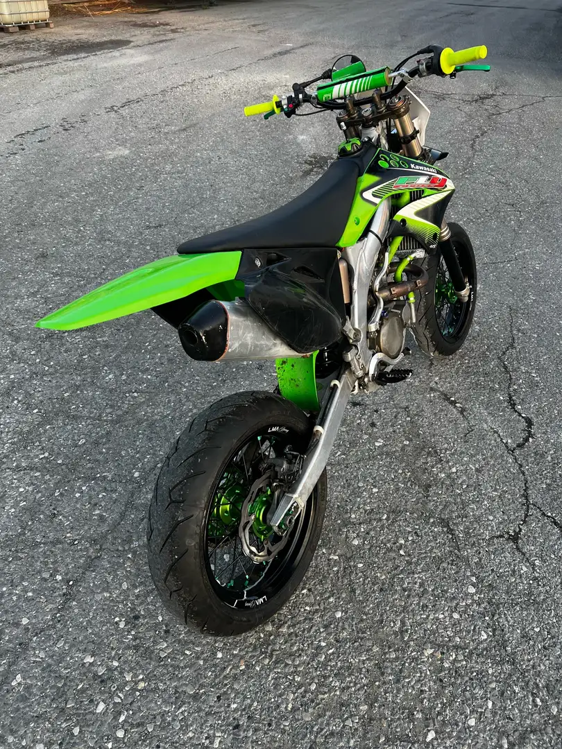 Kawasaki KX 450 F Motard Verde - 2