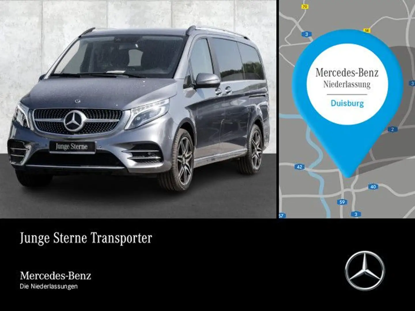 Mercedes-Benz V 300 d 4M AVANTGARDE EDITION+Allrad+AMG+SchiebDa Grey - 1