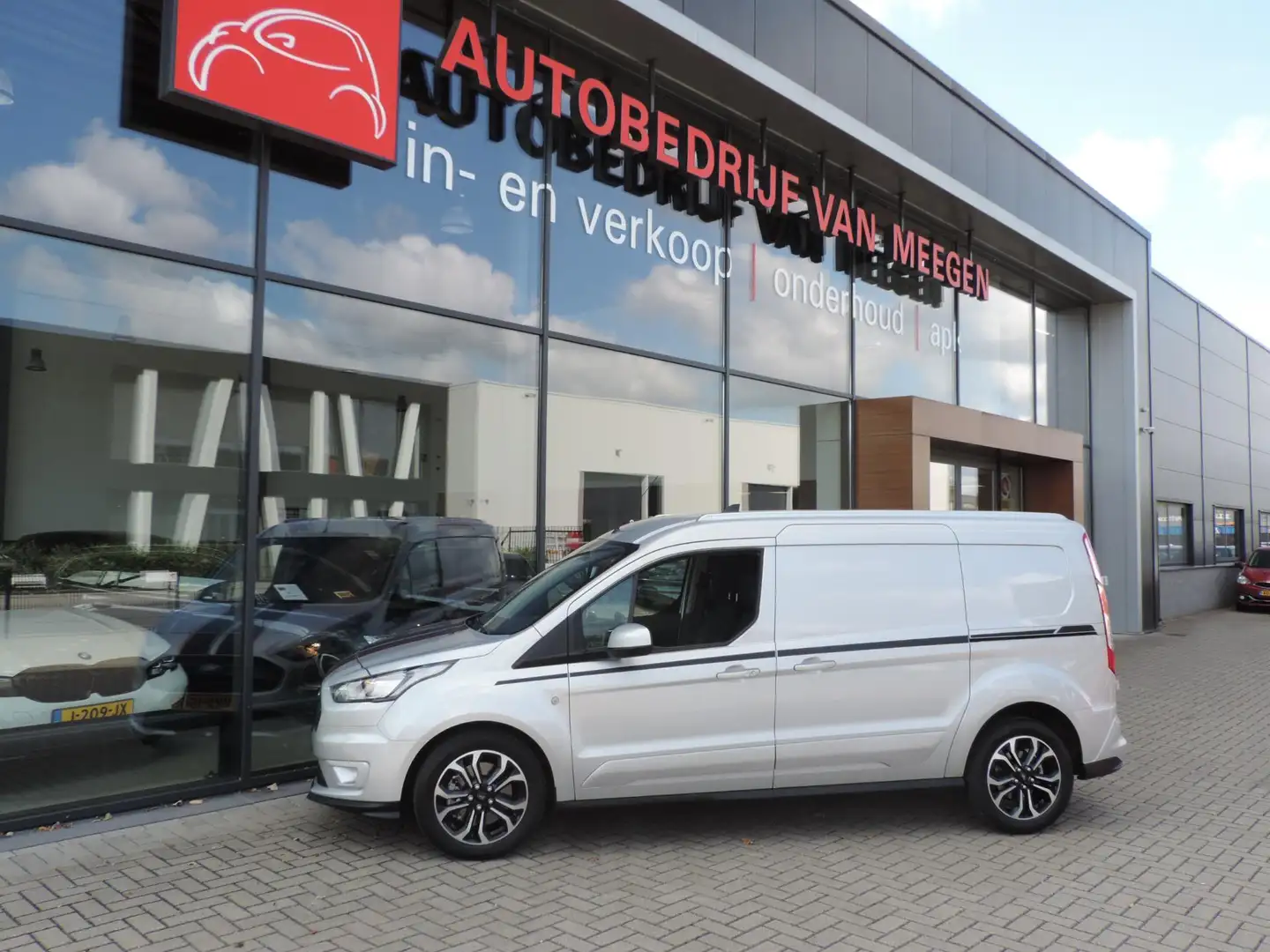 Ford Transit Connect 1.5 EcoBlue L2 Limited 19.000km MARGE | Dubb.schui Gris - 2