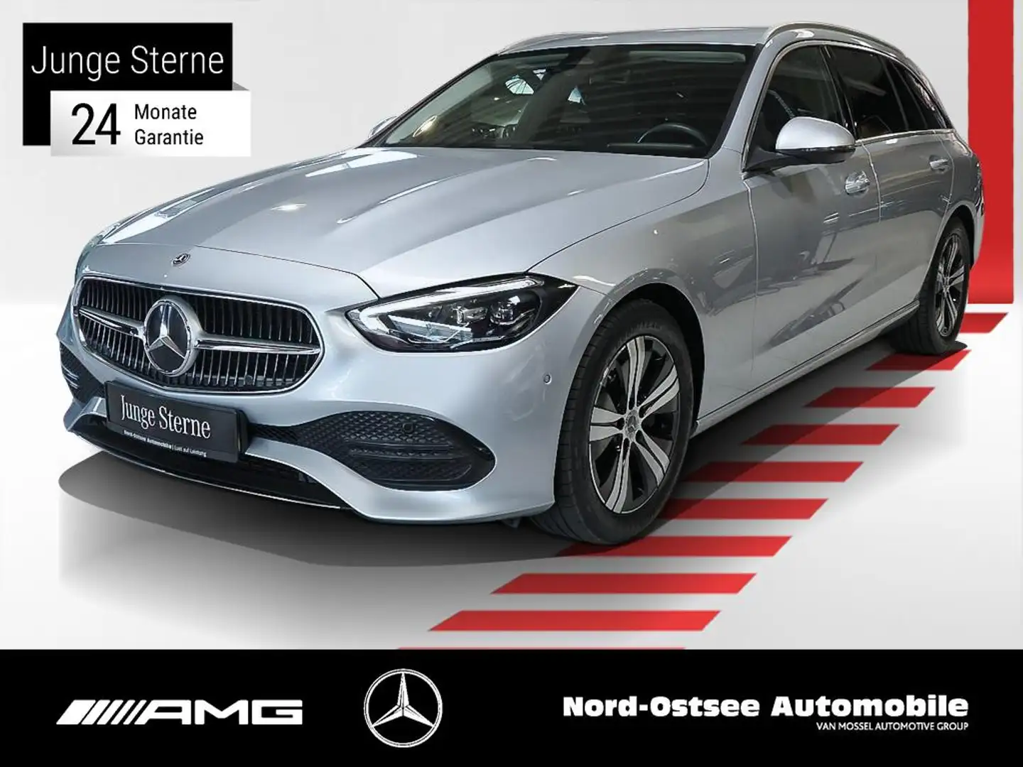 Mercedes-Benz C 200 d T Avantgarde Adv LED SITZHZG MBUX KAMERA Argent - 1