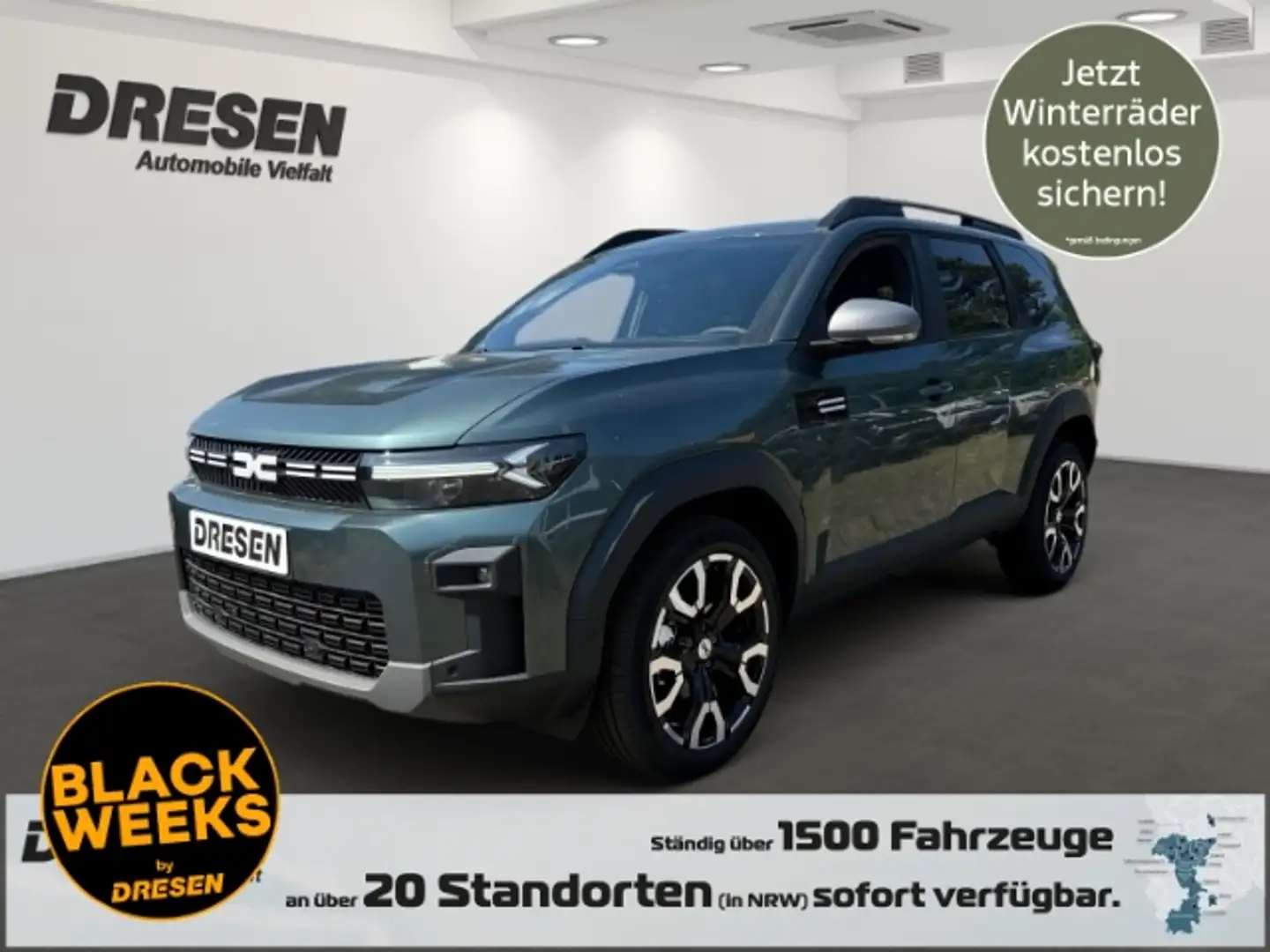 Dacia Bigster TCe 140 1.2 Mild-Hybrid Journey 19ZOLL WINTER-PLUS Grün - 1