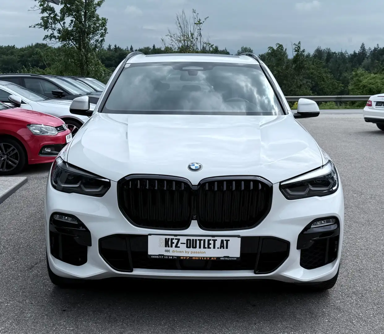 BMW X5 M 50 d *AHK*ACC*360°K*Standheizung*Pano* Weiß - 2