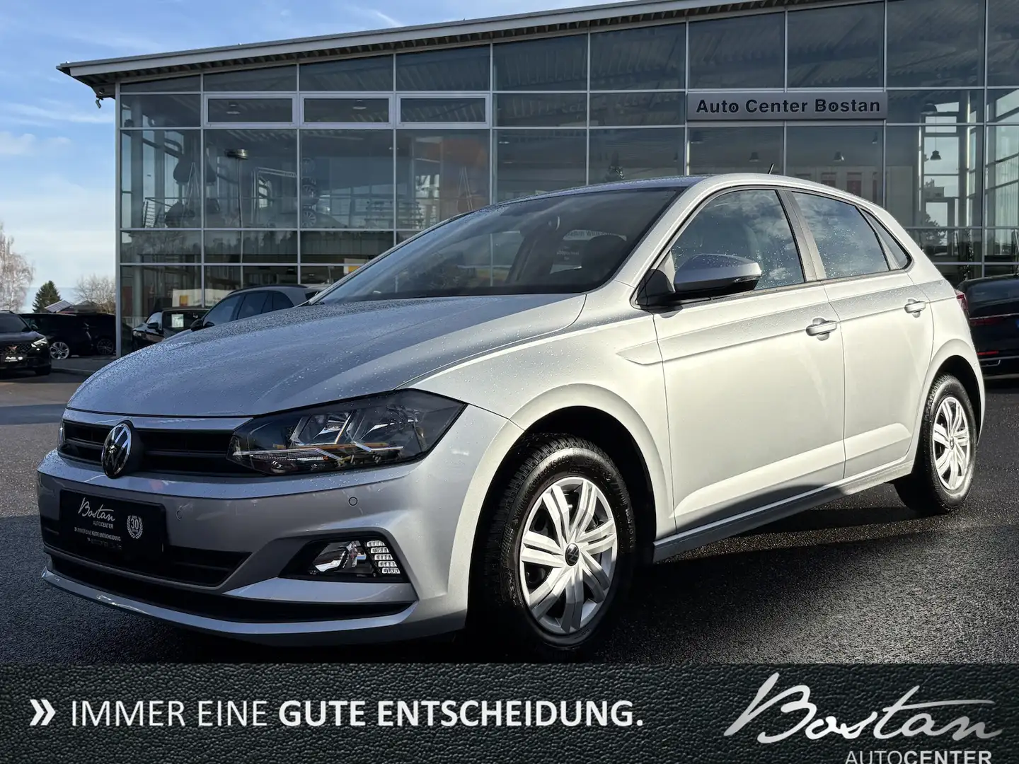 Volkswagen Polo VI 1.0 TSI Trendline NAVI/DAB/KLIMA/1.HAND Argent - 1