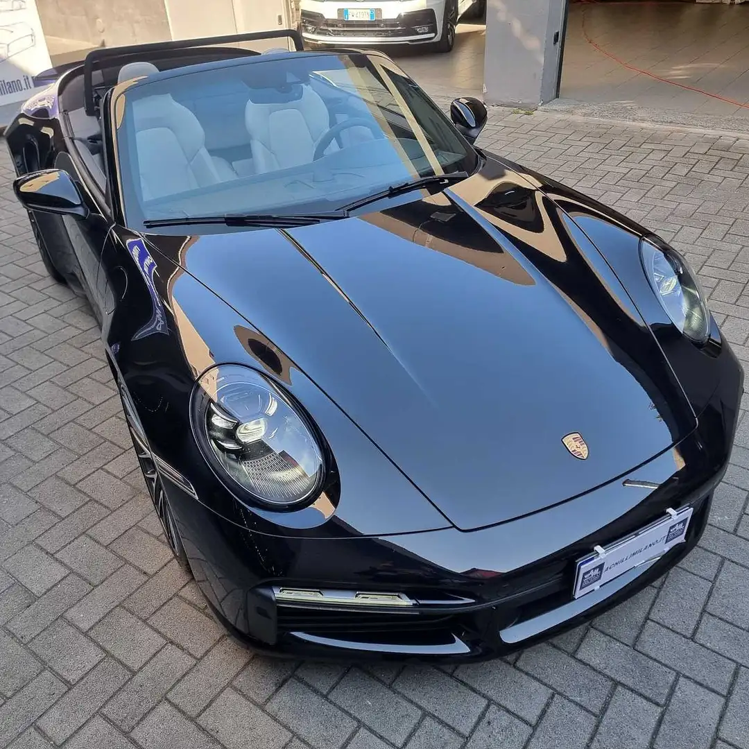 Porsche 992 992 Turbo S Cabriolet 650CV - IVA ESPOSTA-GARANZIA Nero - 1
