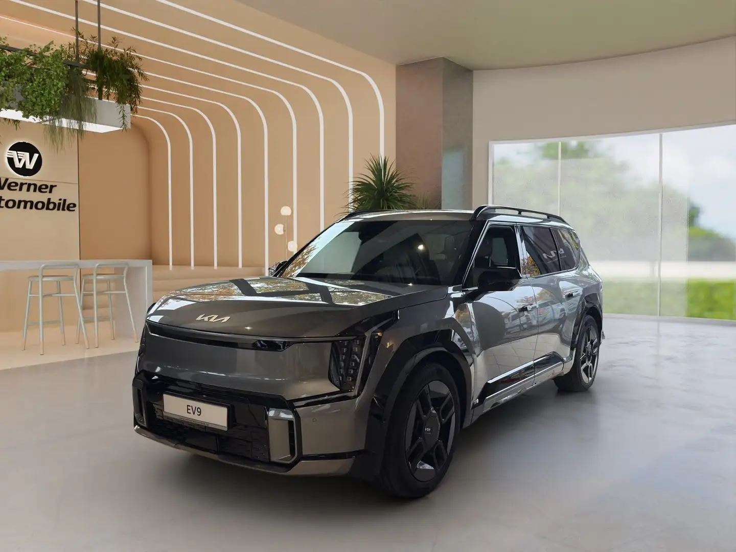 Kia EV9 AWD GT-Line Relax Glasdach AHK Gris - 1