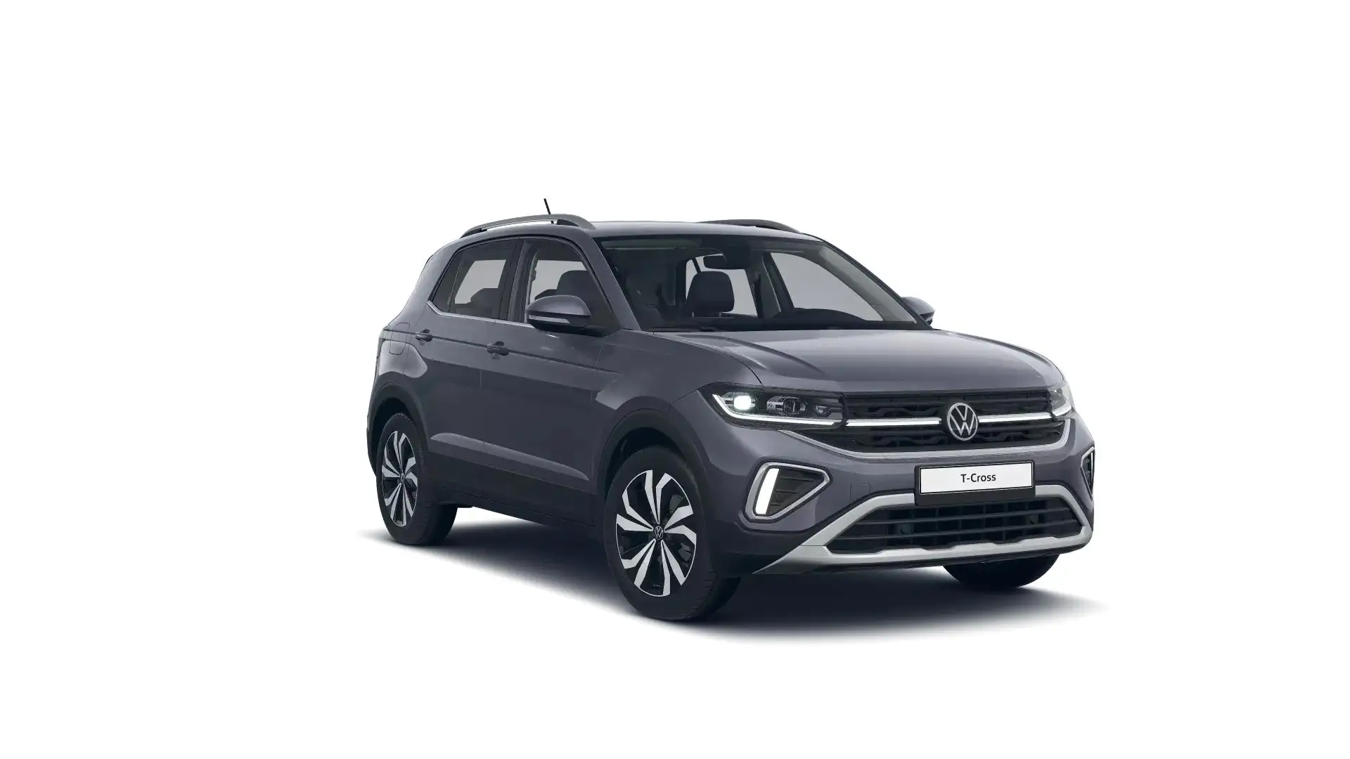 Volkswagen T-Cross Style 1.0 TSI *AHK*ACC*IQ-L*NAVI*SHZ*17* Серый - 2