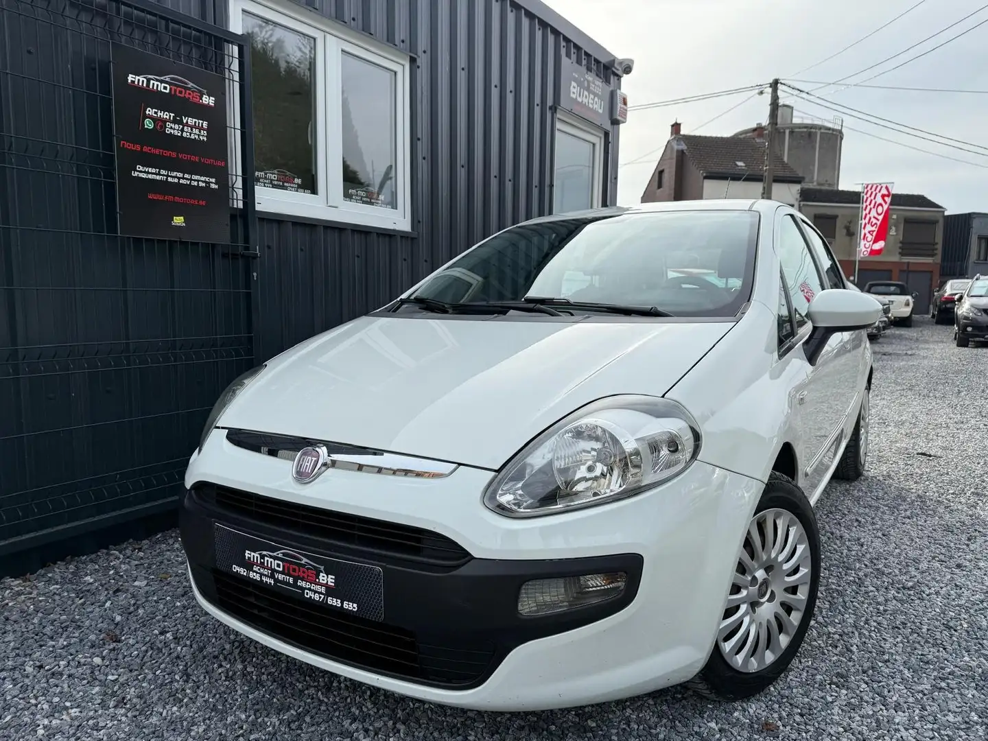 Fiat Punto Evo Punto EVO 1.2i Dynamic / Clim / Entretien + CT OK Blanc - 1