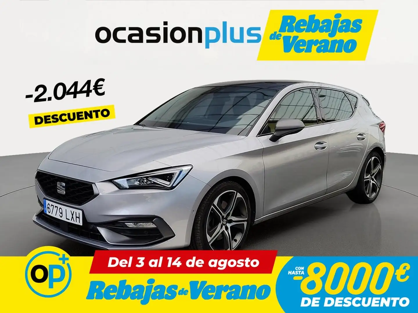 SEAT Leon 2.0TDI CR S&S FR DSG-7 150 Gris - 1