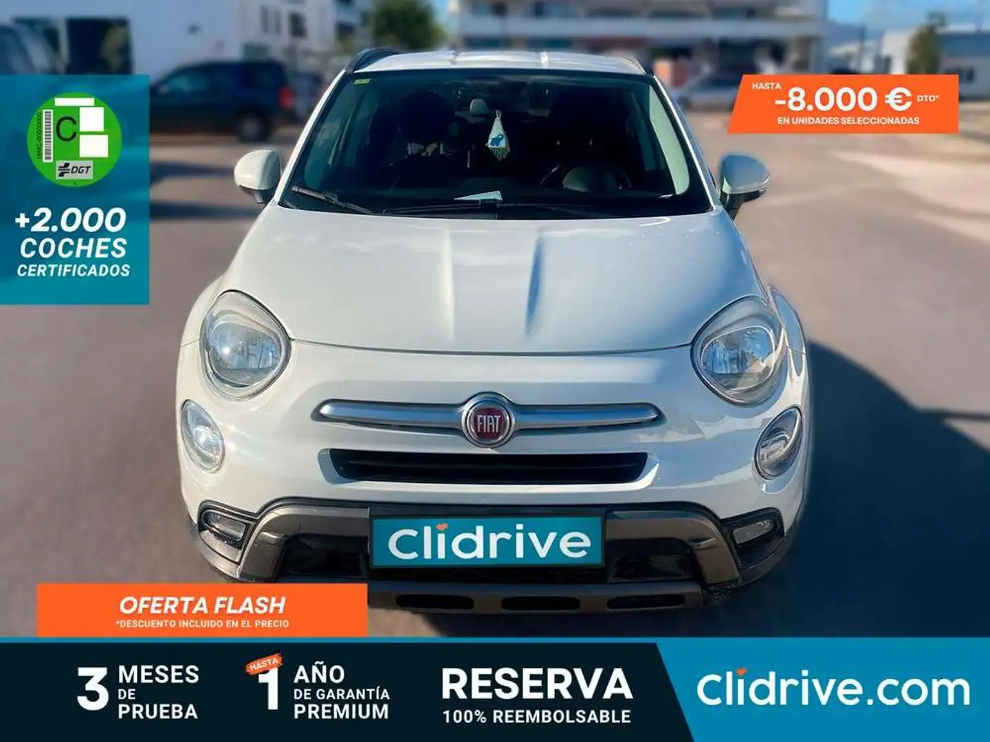 Fiat 500X 1.6Mjt Lounge 4x2 88kW Blanc - 1