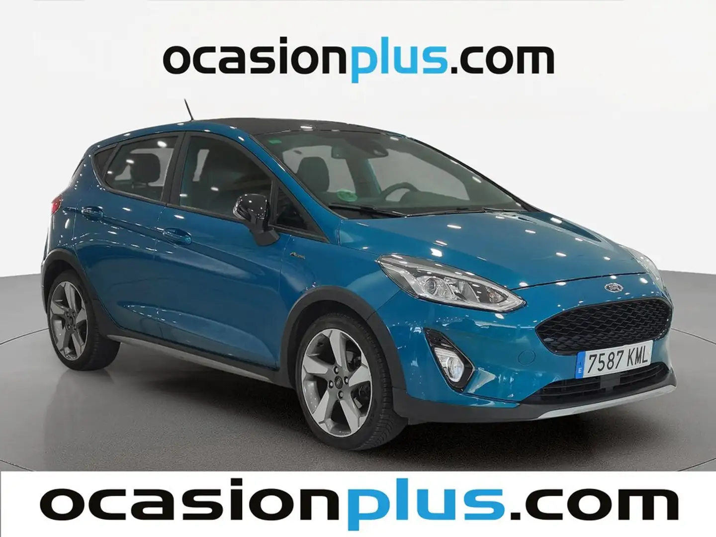 Ford Fiesta 1.0 EcoBoost S/S Active+ Aut. 100 Azul - 2