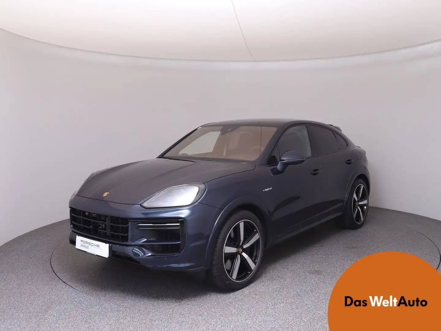 Porsche Cayenne Turbo E-Hybrid Coupé Blau - 1