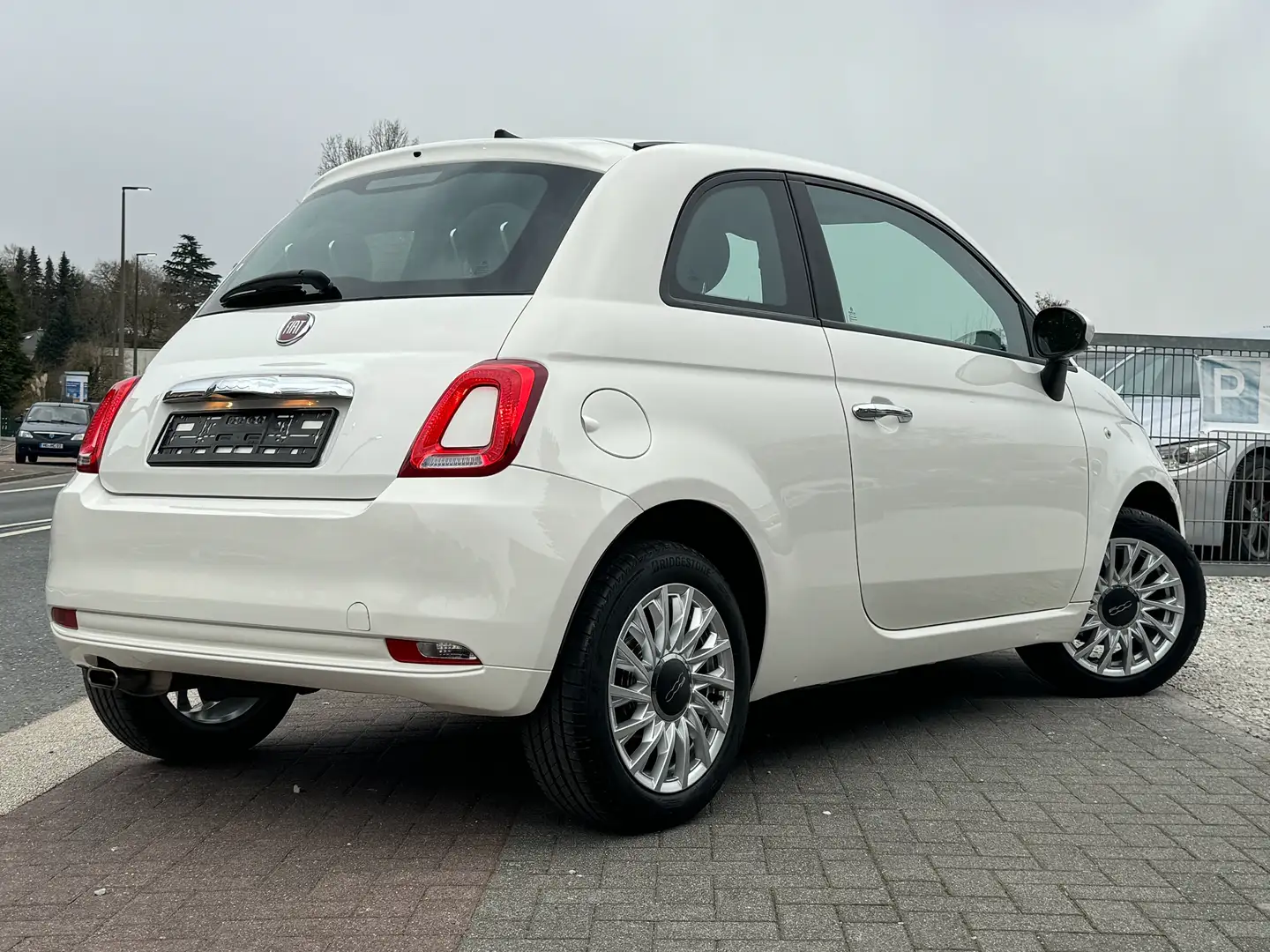 Fiat 500 1.2 8V Dualogic Lounge Zahnriemen Neu Tüv Neu Weiß - 2