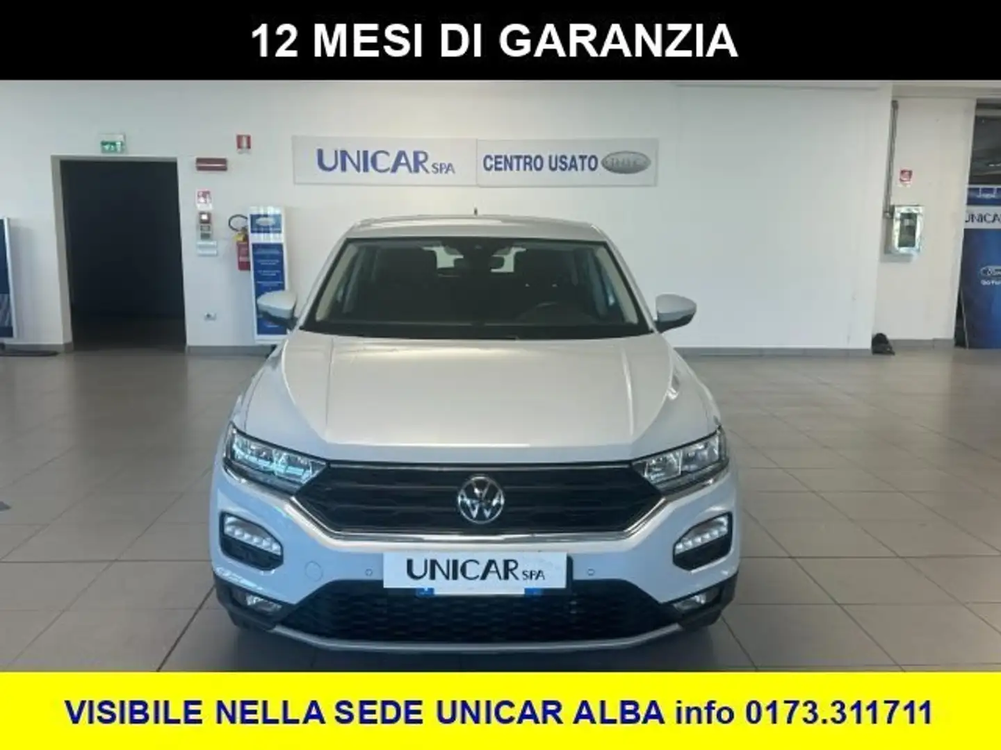 Volkswagen T-Roc 2.000 DIESEL 116 CV BUSINESS + 4 GOMME INVERNALI Bianco - 2