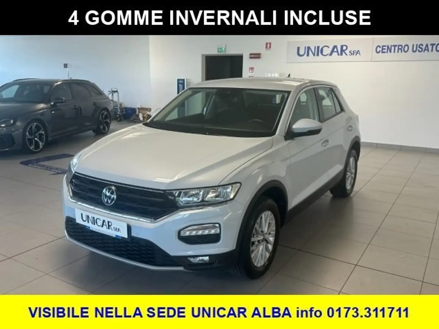 Volkswagen T-Roc 2.000 DIESEL 116 CV BUSINESS + 4 GOMME INVERNALI Bianco - 1