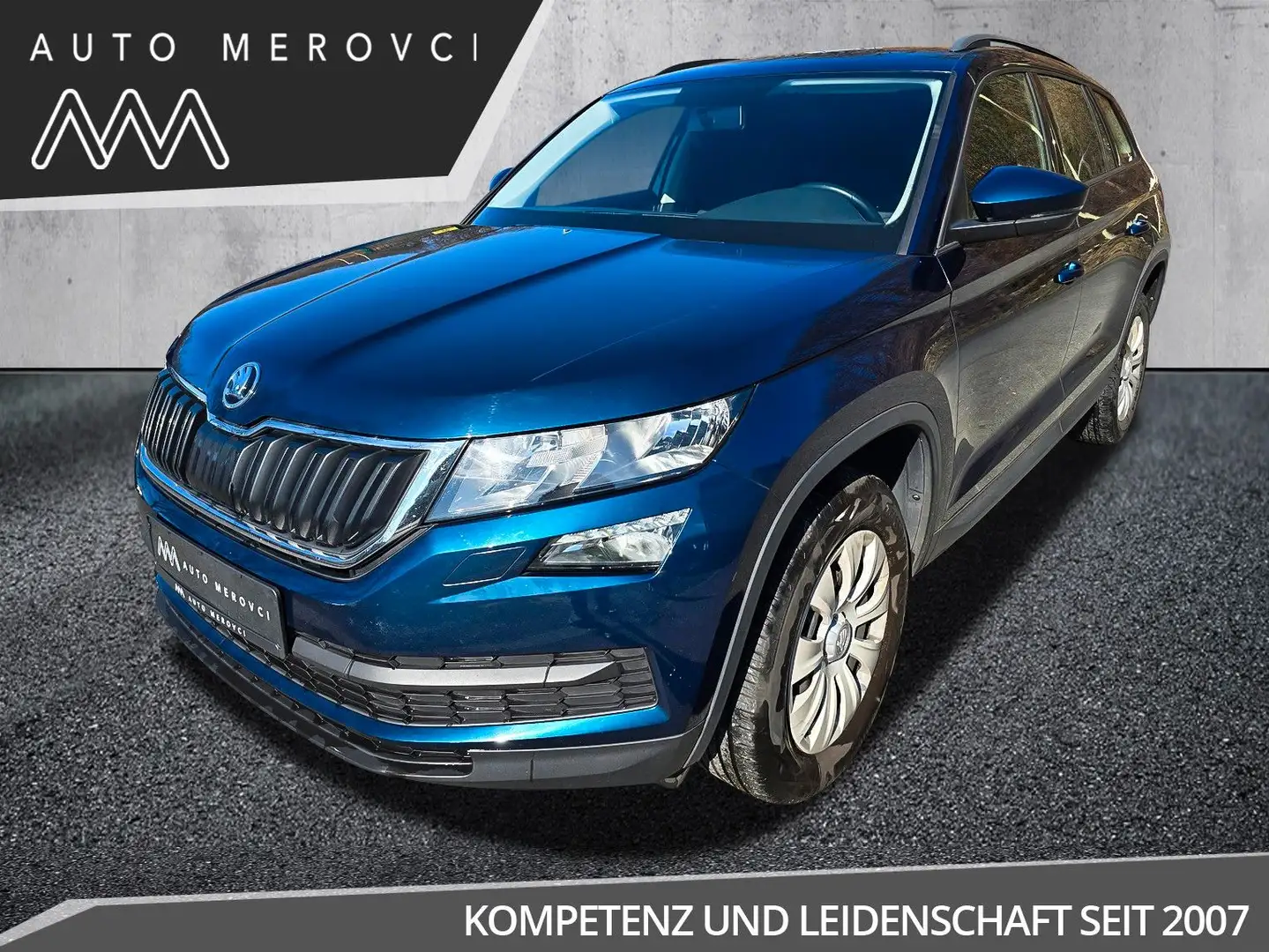 Skoda Kodiaq 2.0 TDI DSG 7 Sitzer/Navi/CarPlay/AHK Синій - 1