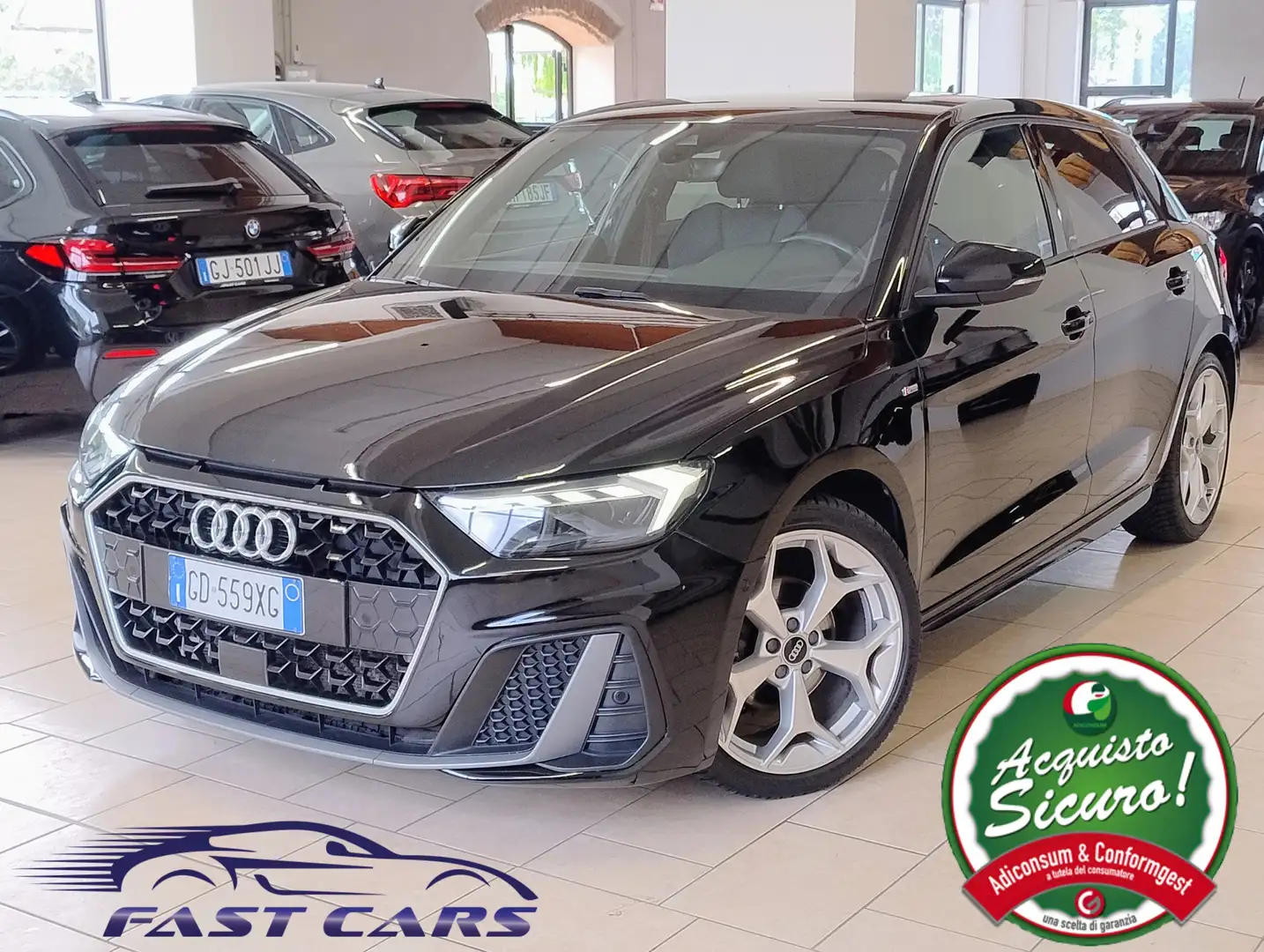 Audi A1 SPB 30 tfsi S Line Edition 110cv s-tronic CARPLAY Nero - 1