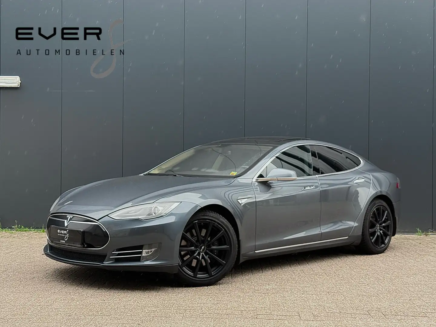 Tesla Model S 85 Base, Panorama, Luchtvering, Nieuwe Drive unit! Gris - 1