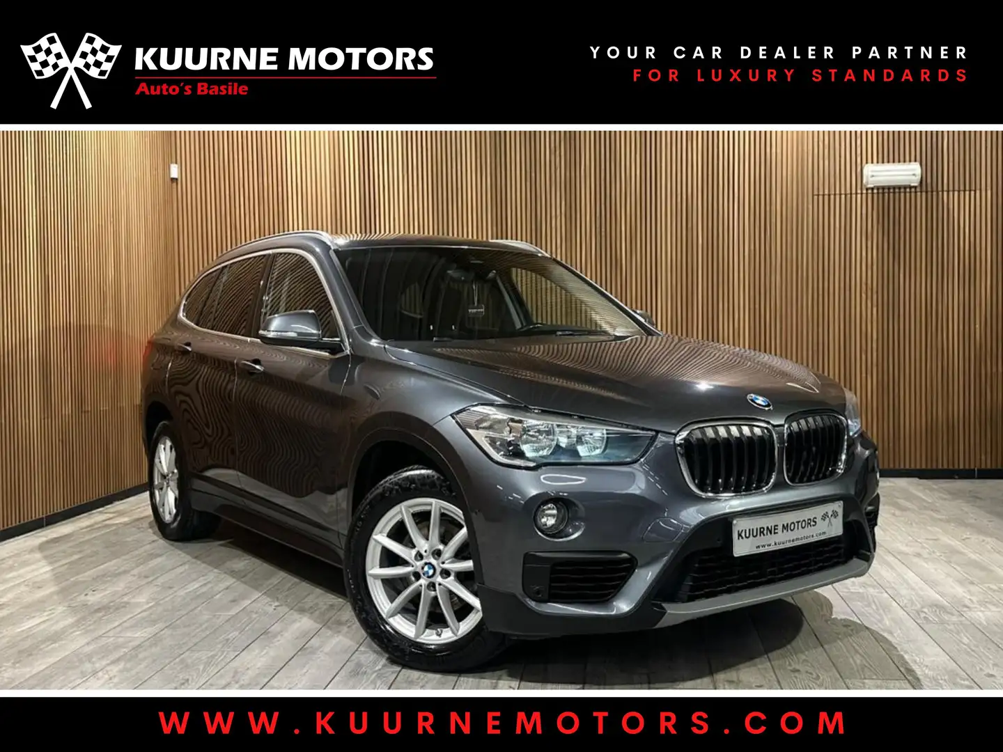BMW X1 sDrive18iA Alu17"/Leder/Gps/Cruise *1j garantie* Gris - 1