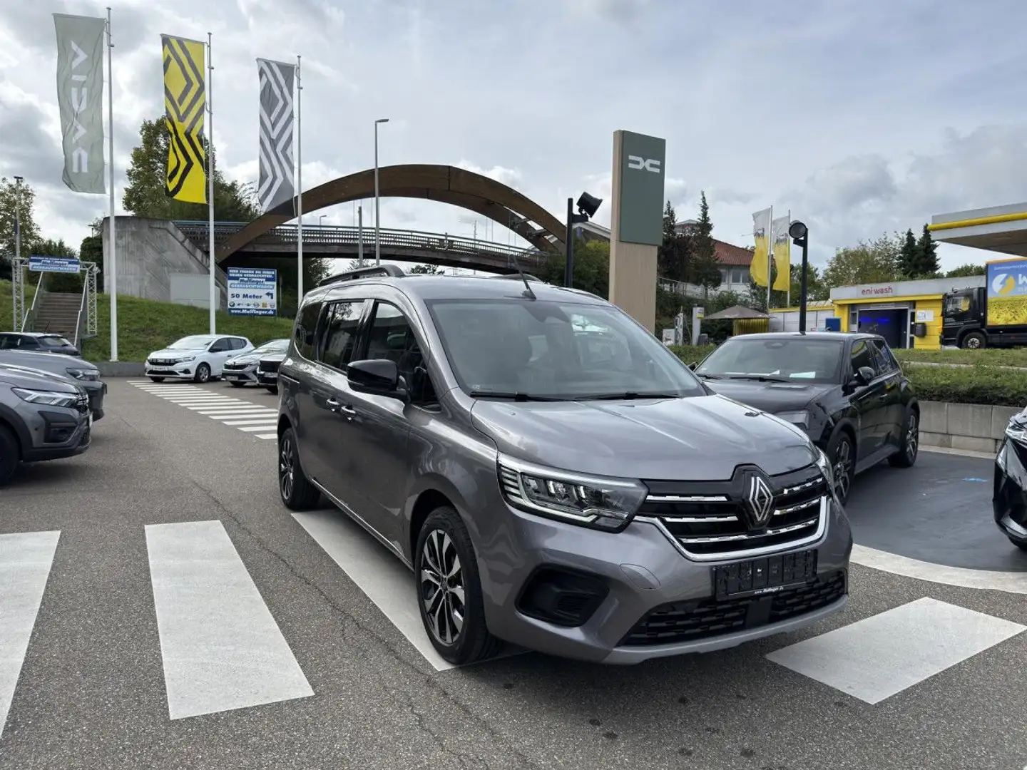 Renault Kangoo PKW GRAND TECHNO TCe 130 EDC Kamera EPH SHZ Navi Grigio - 2