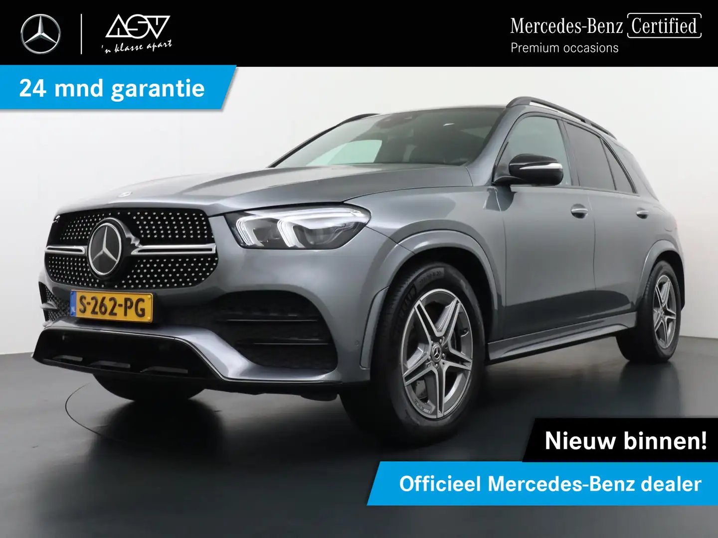Mercedes-Benz GLE 350 e 4MATIC Premium Plus Luchtvering, wegklapbare tre Gris - 1