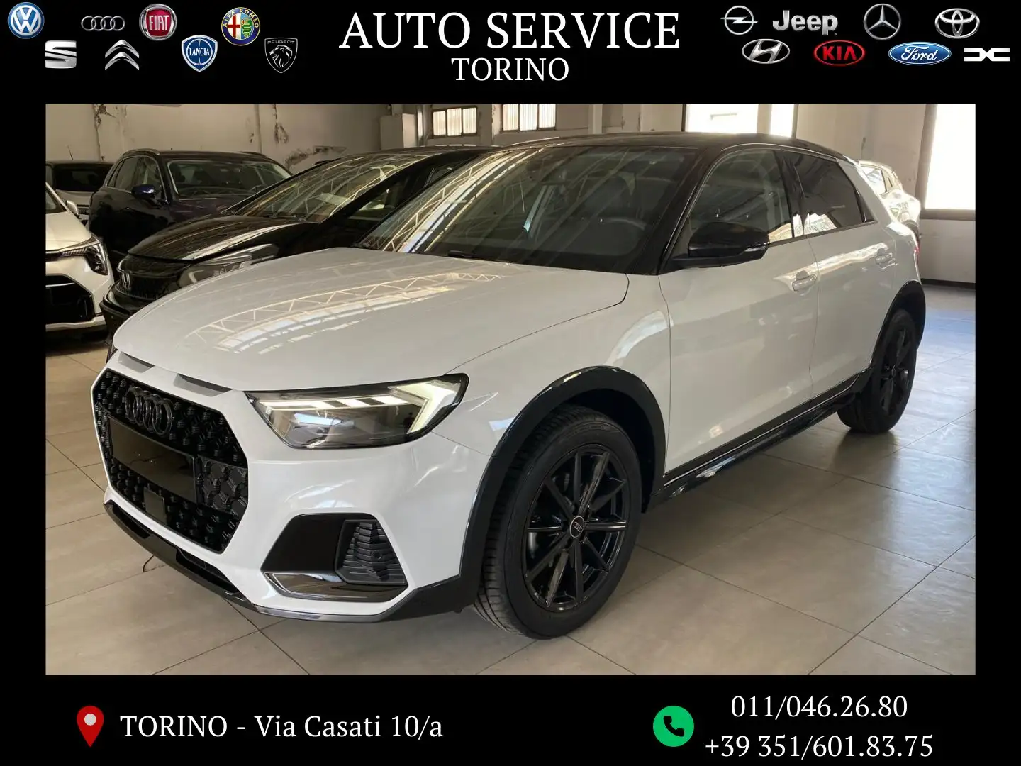 Audi A1 allstreet 1.0 tfsi 95CV identity contrast + opt Bianco - 1