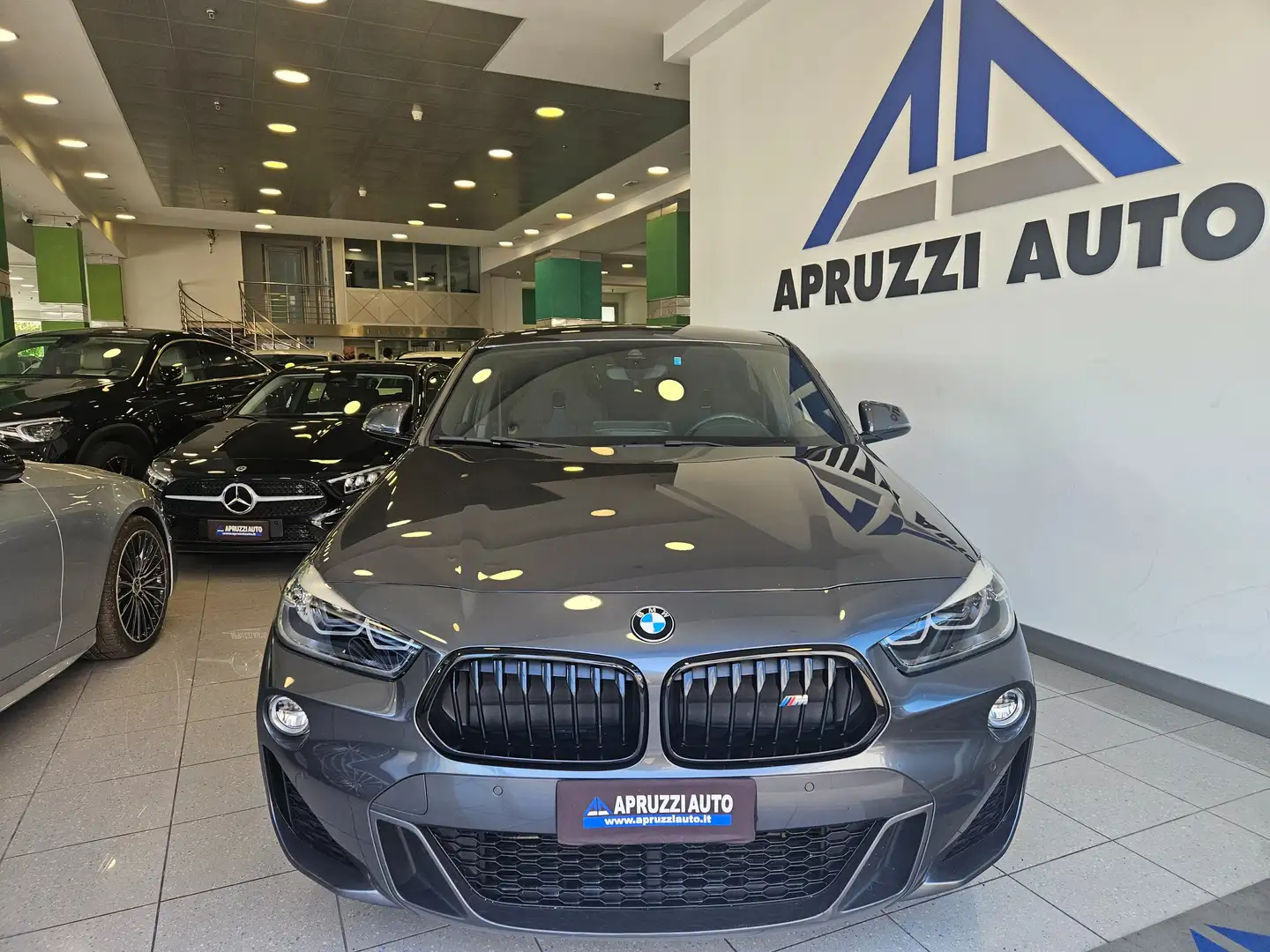 BMW X2 X2 sdrive18d Msport auto RETROCAM NAVI SENSORI Gris - 2