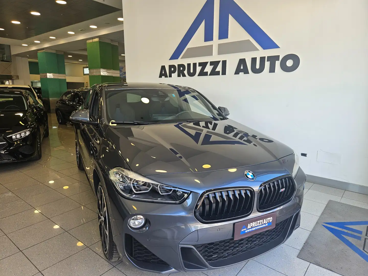 BMW X2 X2 sdrive18d Msport auto RETROCAM NAVI SENSORI Gris - 1