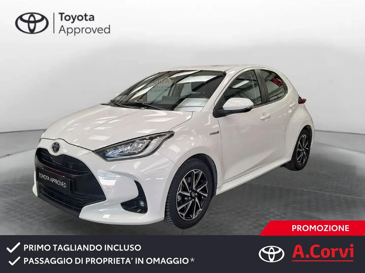 Toyota Yaris 1.0 5 porte Trend Bianco - 1