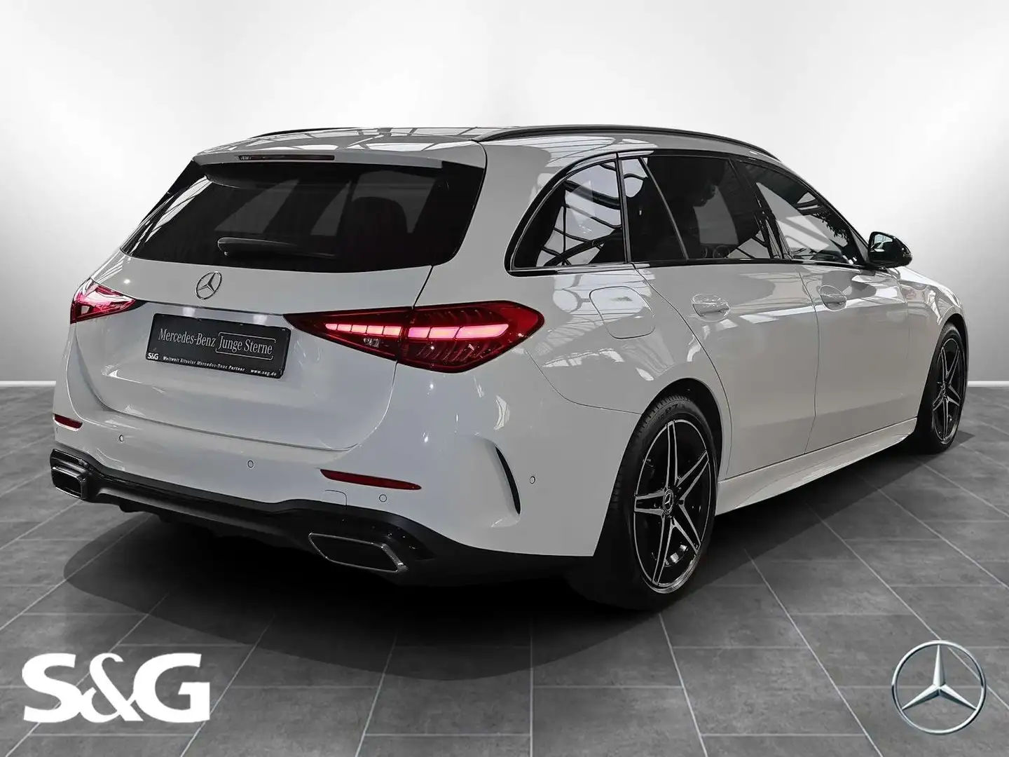 Mercedes-Benz C 180 T AMG EDITION+PANO+DIG LIGHT+NIGHT+MEMORY Weiß - 2